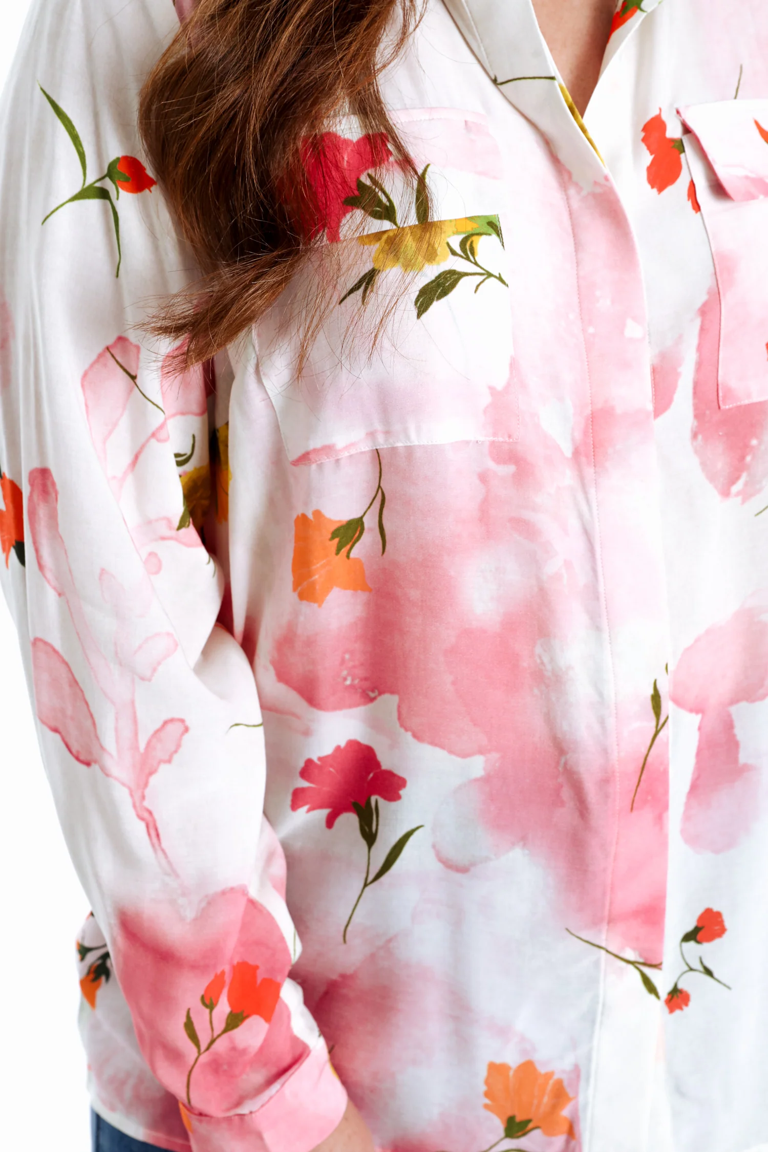 Chemisier en viscose imprimé fleuri - Image 3