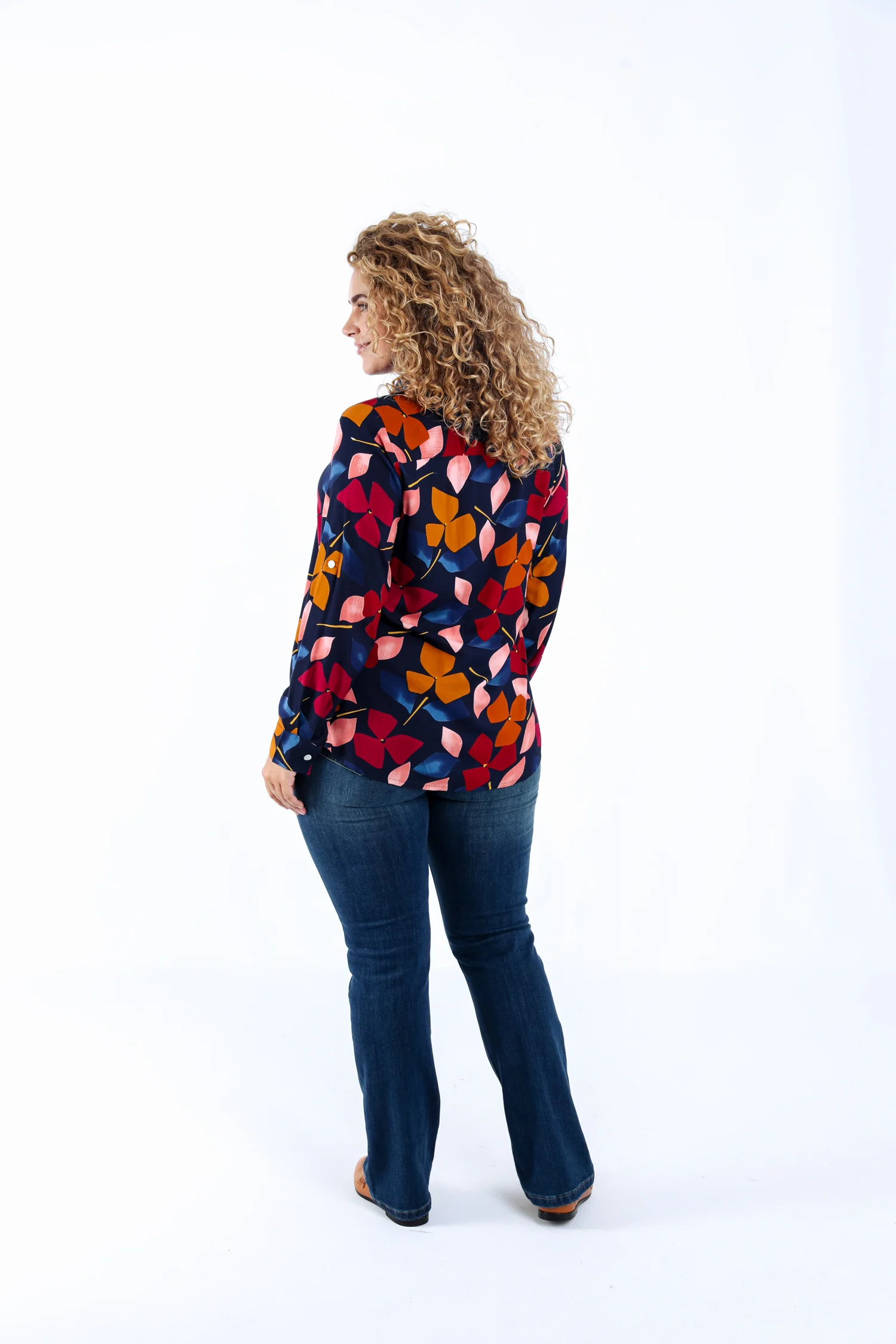 Chemisier en viscose imprimé fleurs - Image 2