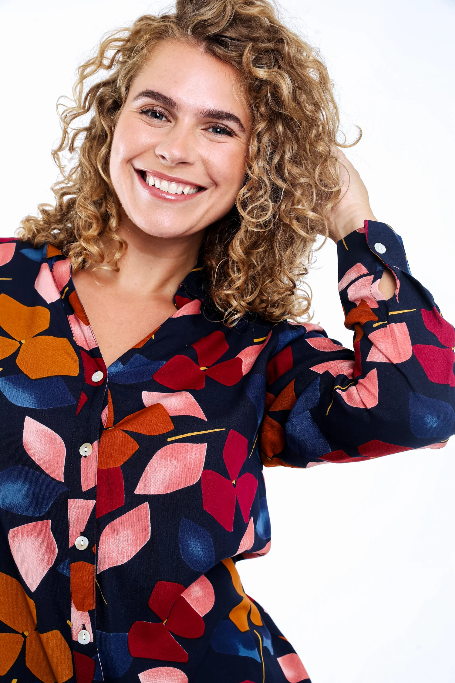 Chemisier en viscose imprimé fleurs - Image 3