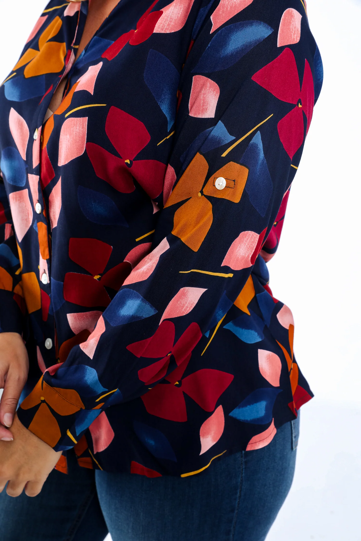 Chemisier en viscose imprimé fleurs - Image 4