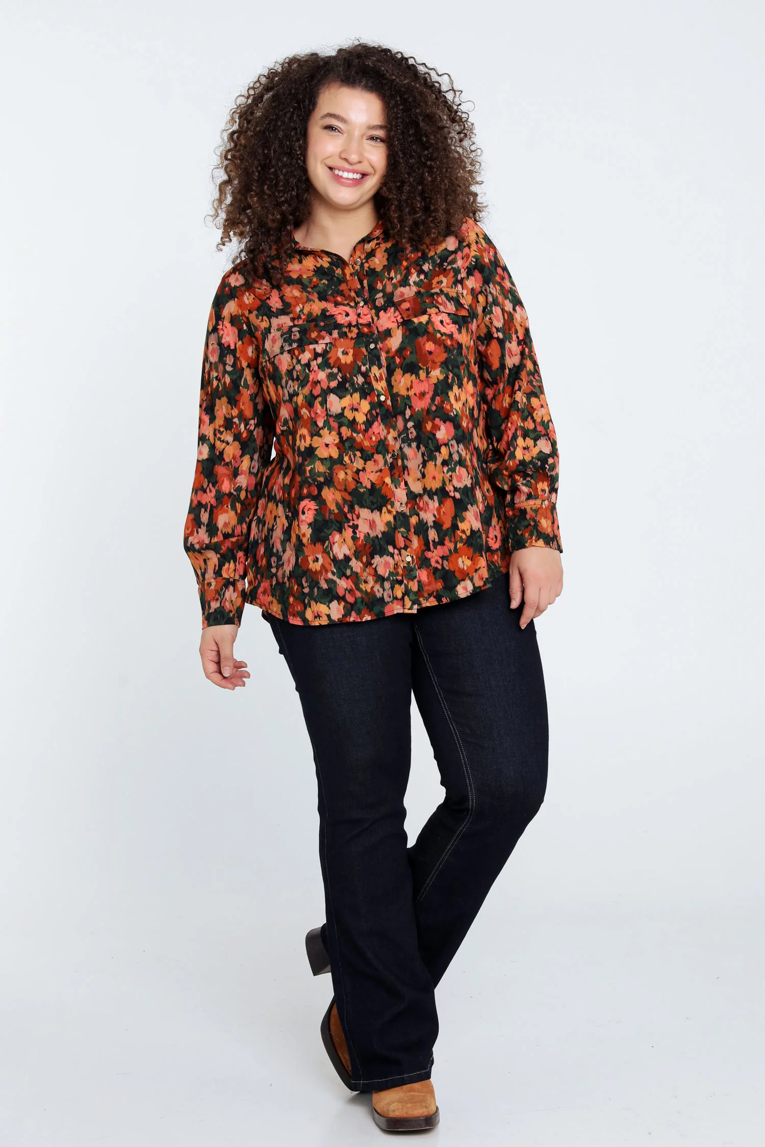 Chemisier en viscose imprimé floral - Image 7