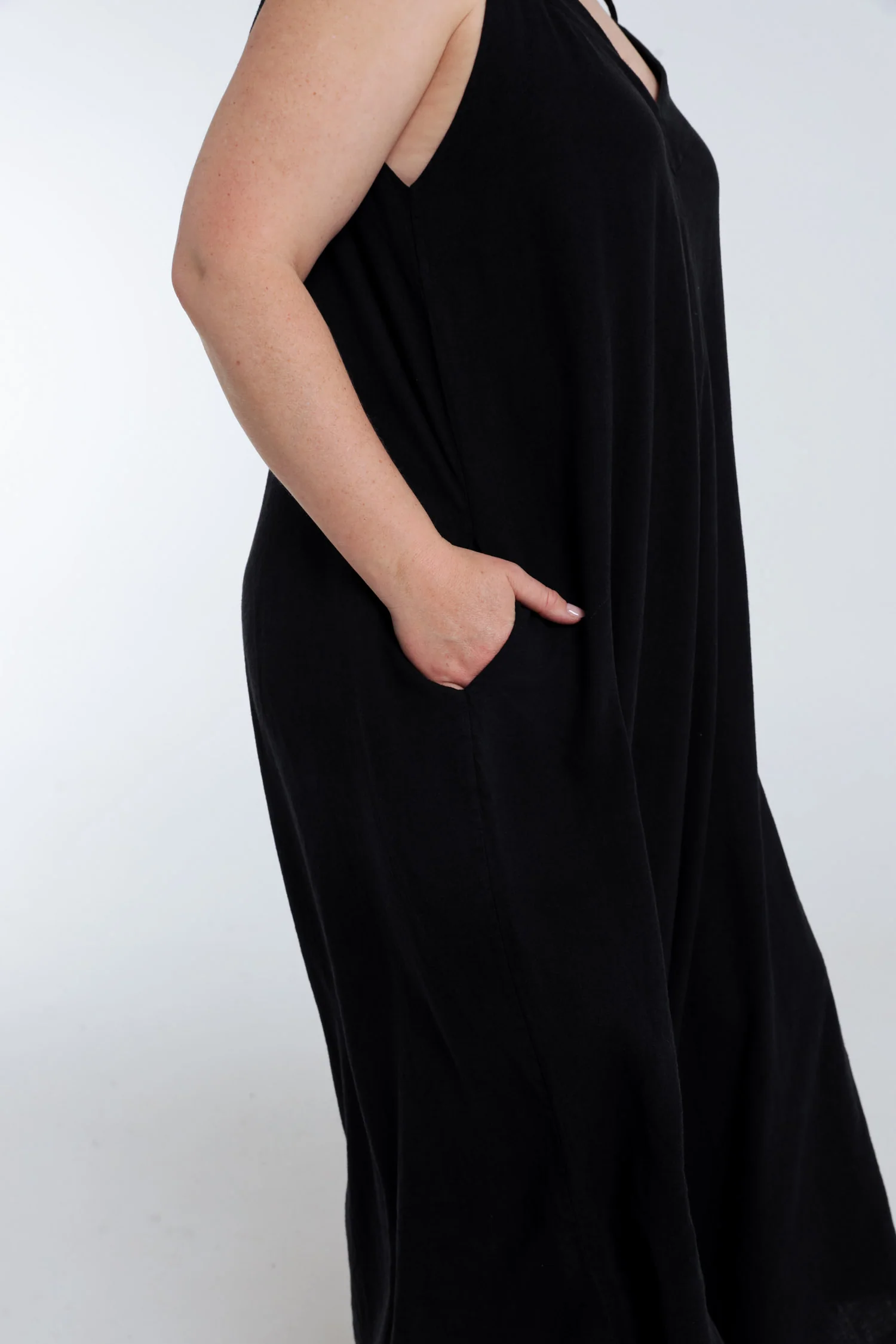 Combinaison en lin et viscose unie - Image 6