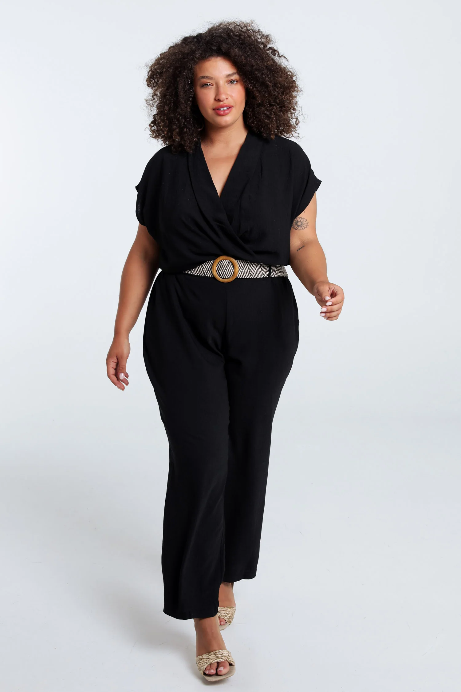 Combinaison unie avec ceinture - Image 18