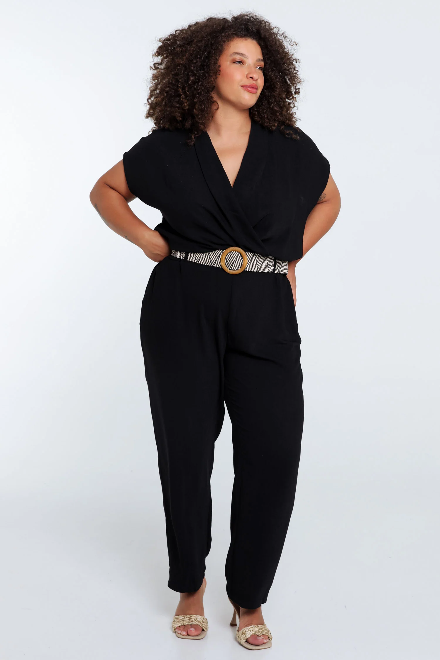 Combinaison unie avec ceinture - Image 19