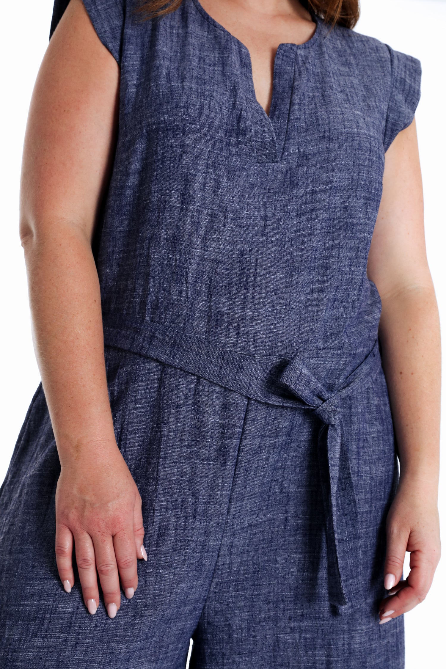 Combinaison unie jambes larges - Image 6