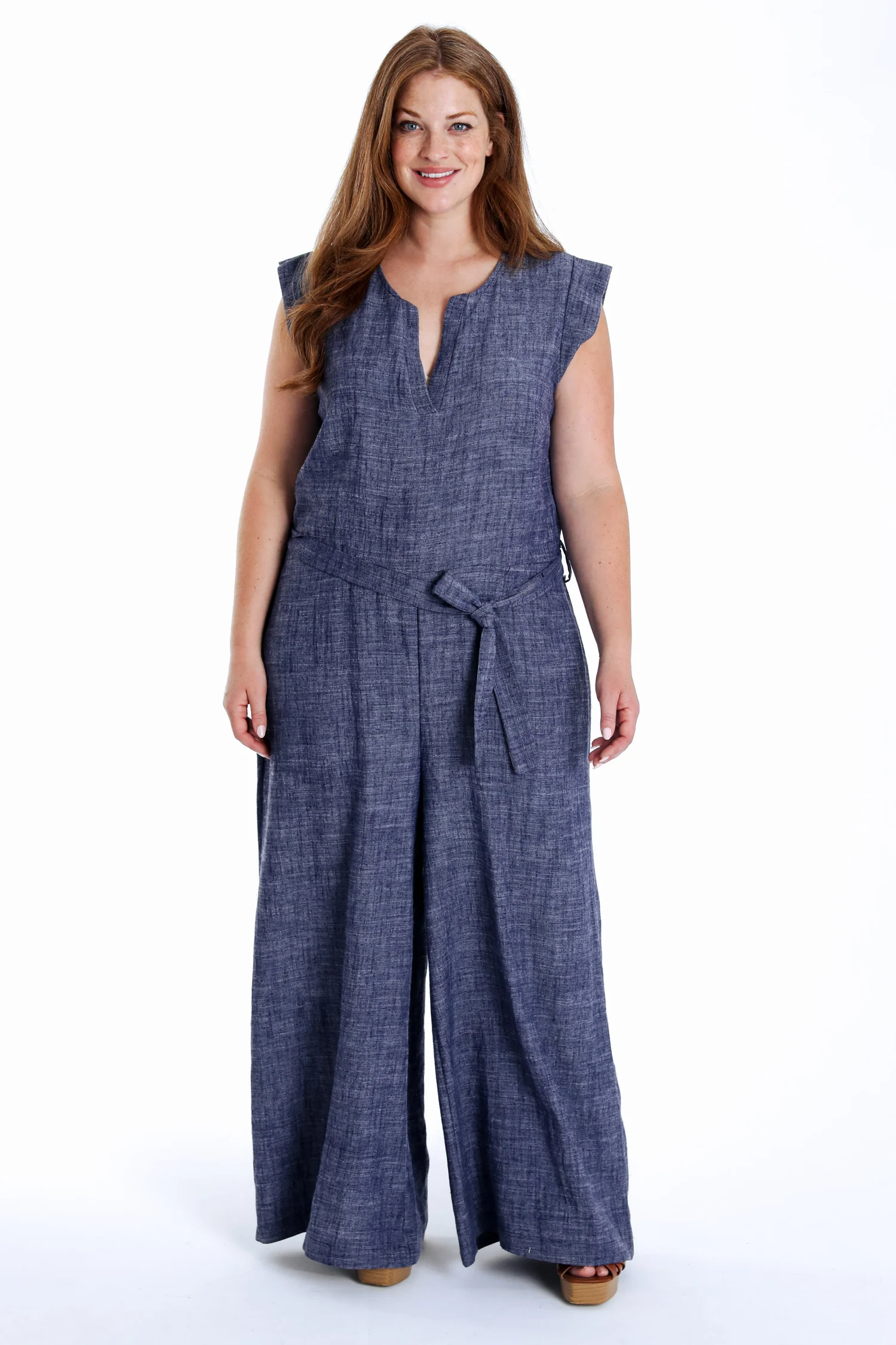 Combinaison unie jambes larges - Image 7