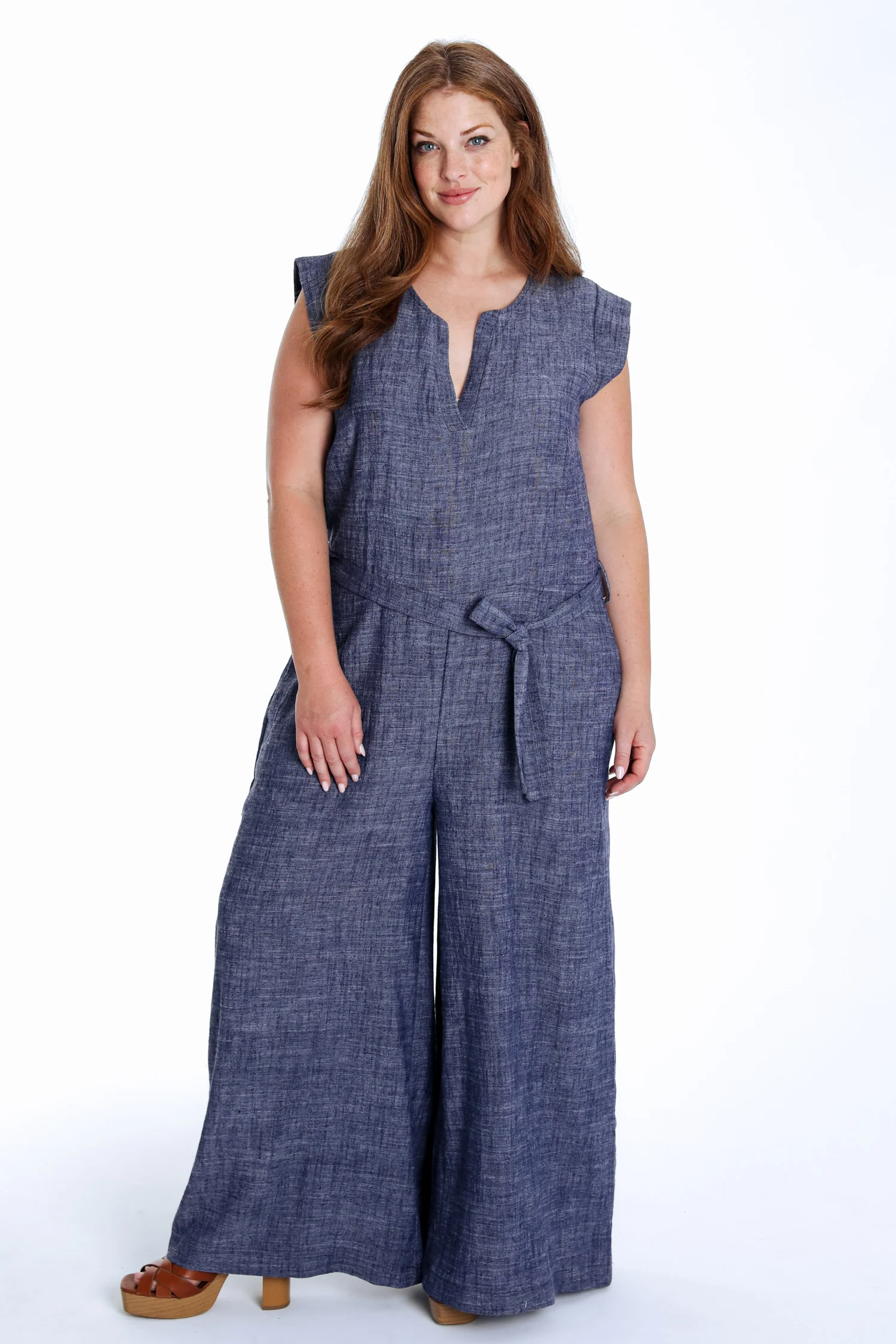Combinaison unie jambes larges - Image 9