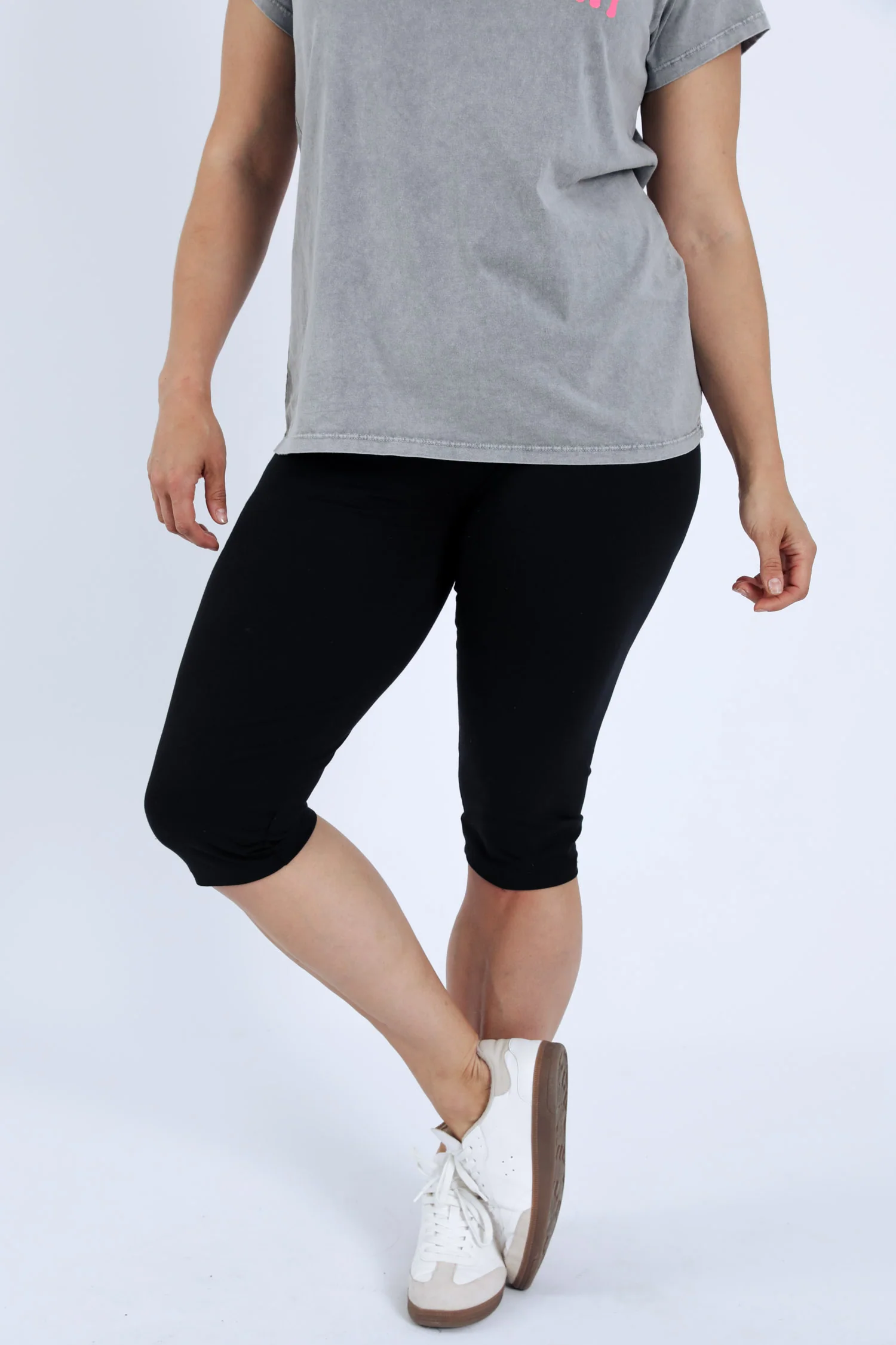 Corsaire legging en coton uni - Image 23