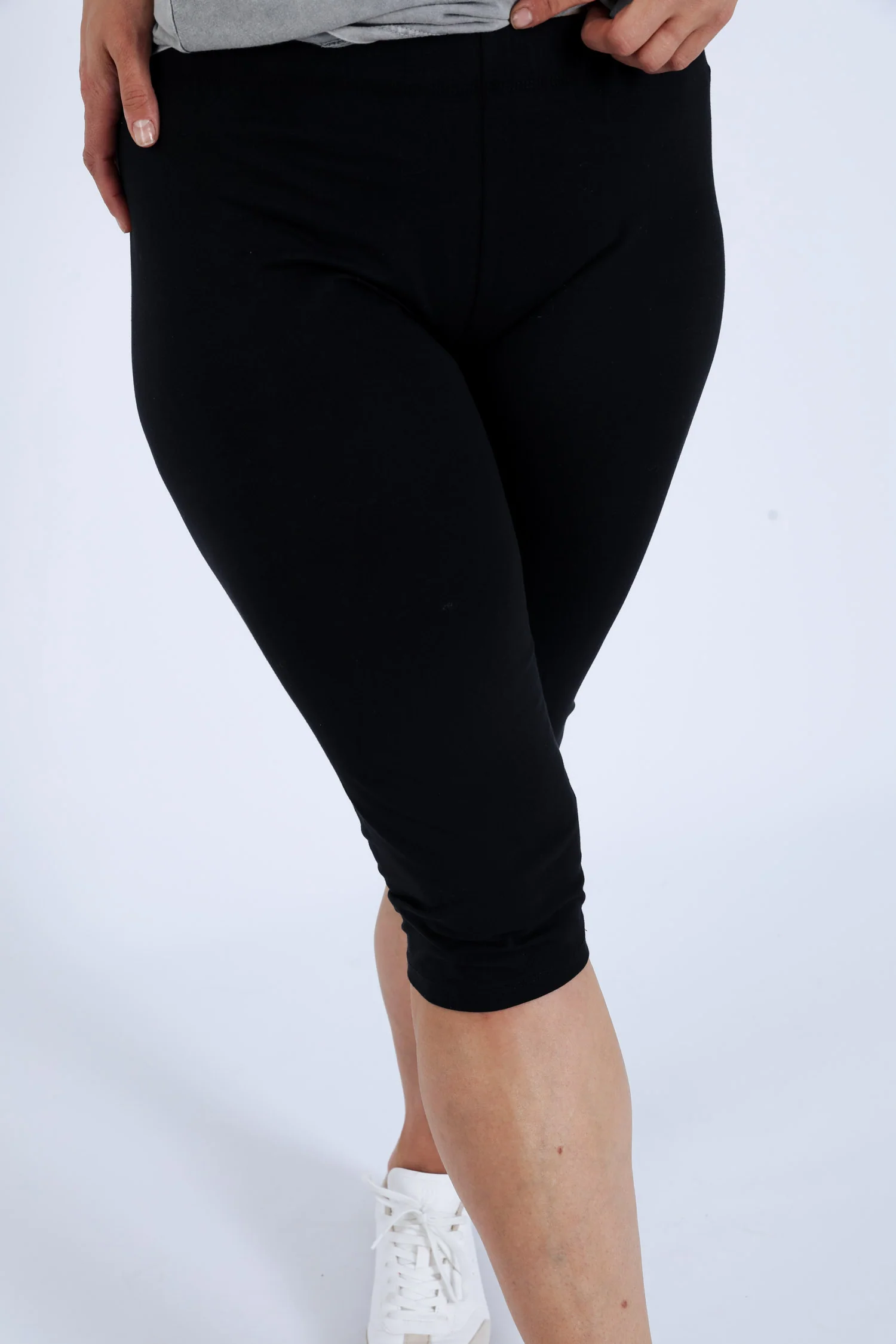 Corsaire legging en coton uni - Image 28