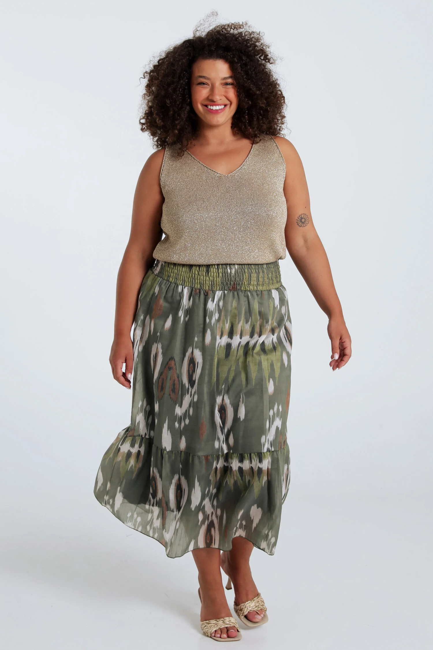 Débardeur en maille uni avec lurex - Image 9