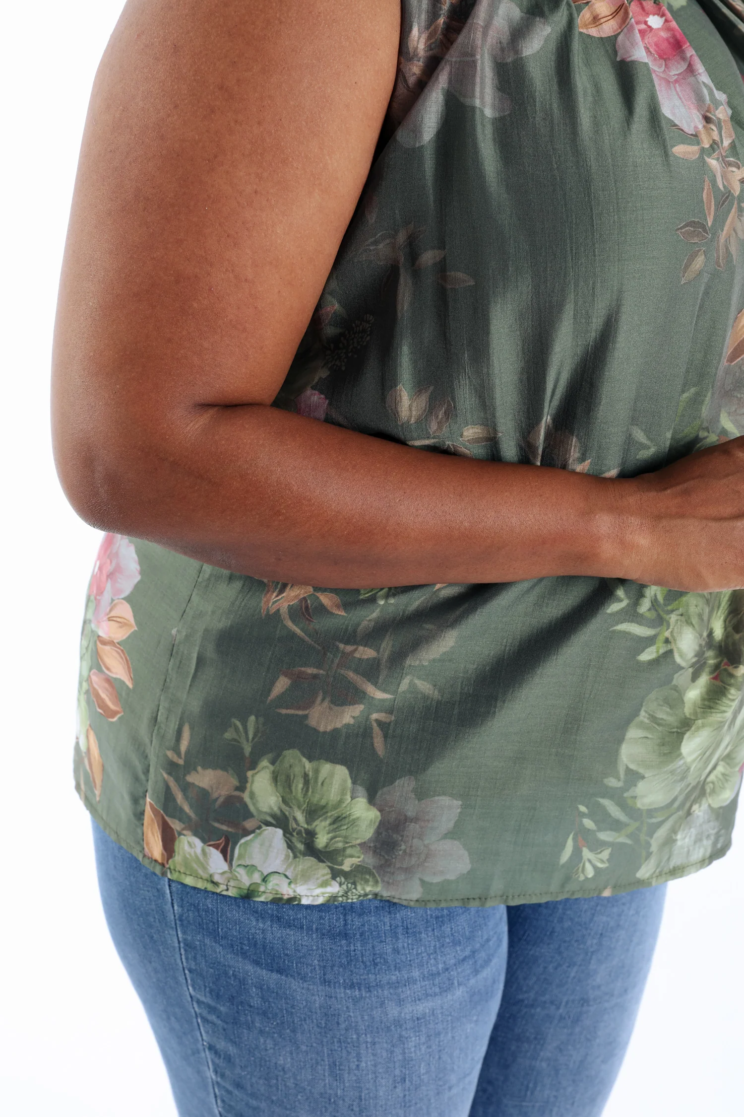 Débardeur en viscose imprimé fleuri - Image 5