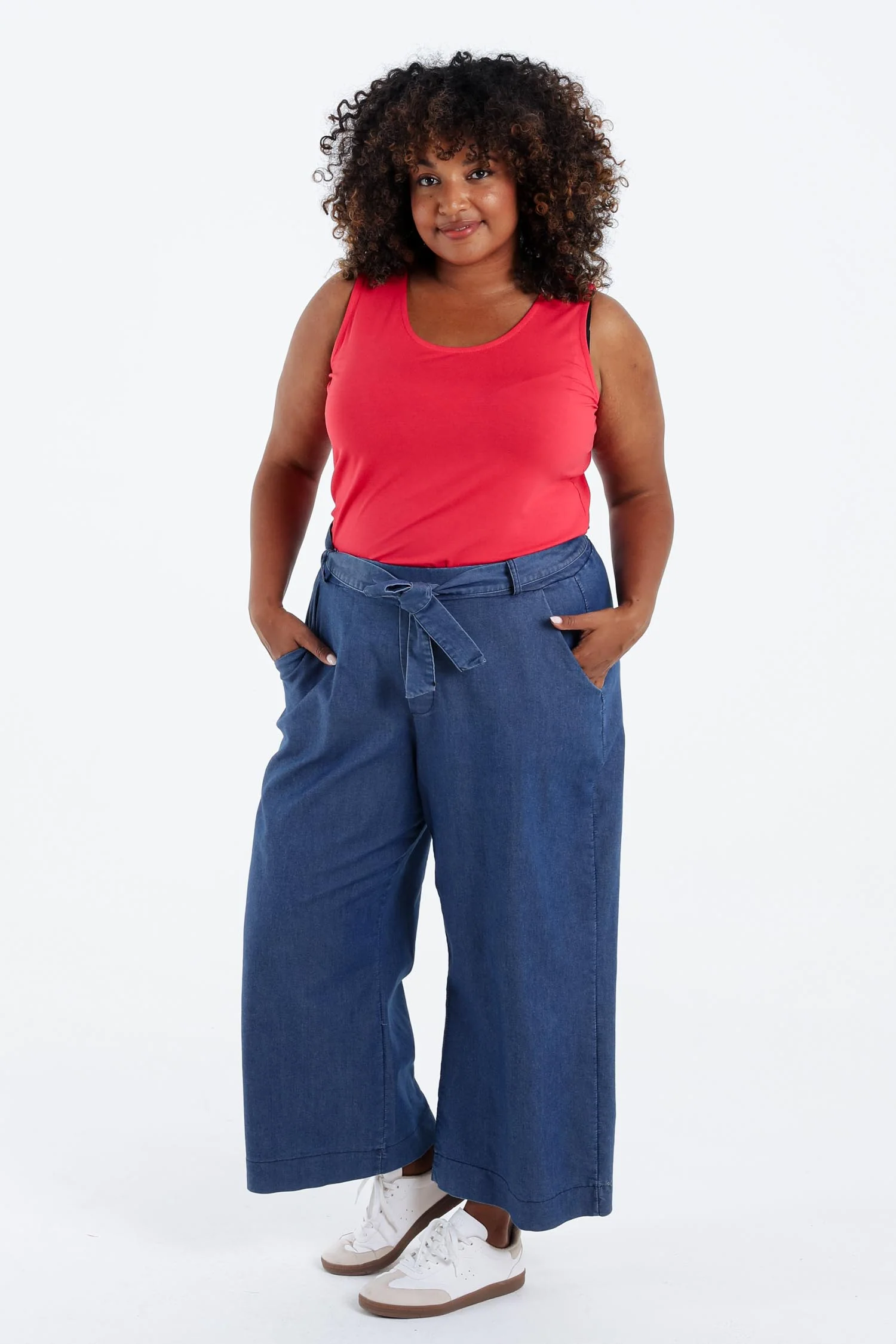 Débardeur uni en viscose - Image 31