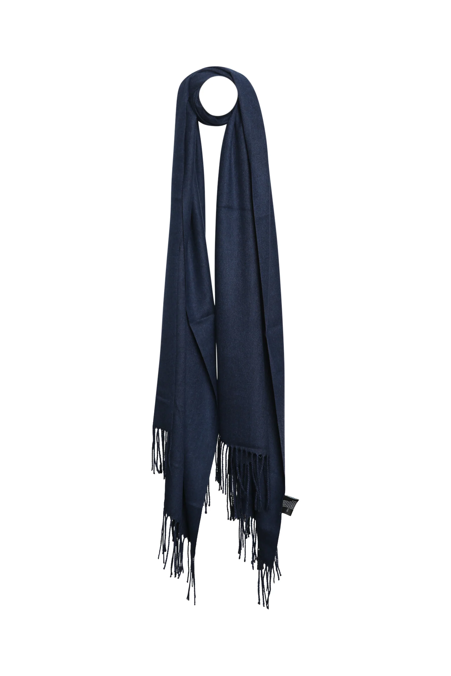 Écharpe unie en viscose et cachemire - Image 2