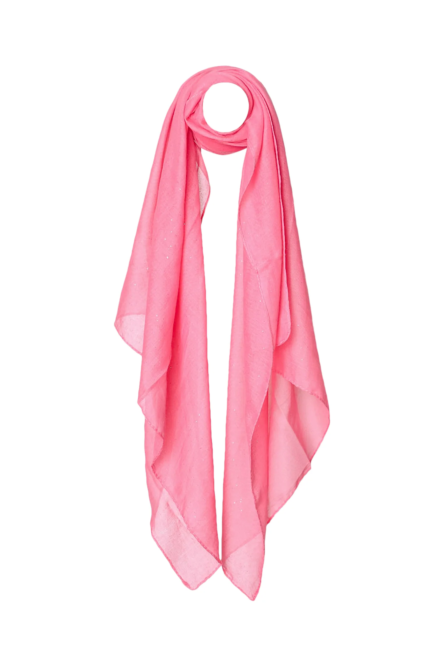 Foulard en viscose uni avec paillettes - Image 3