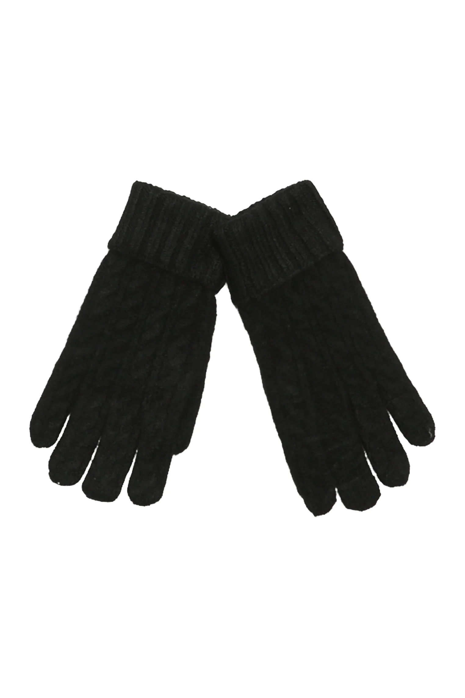 Gants à torsades unis