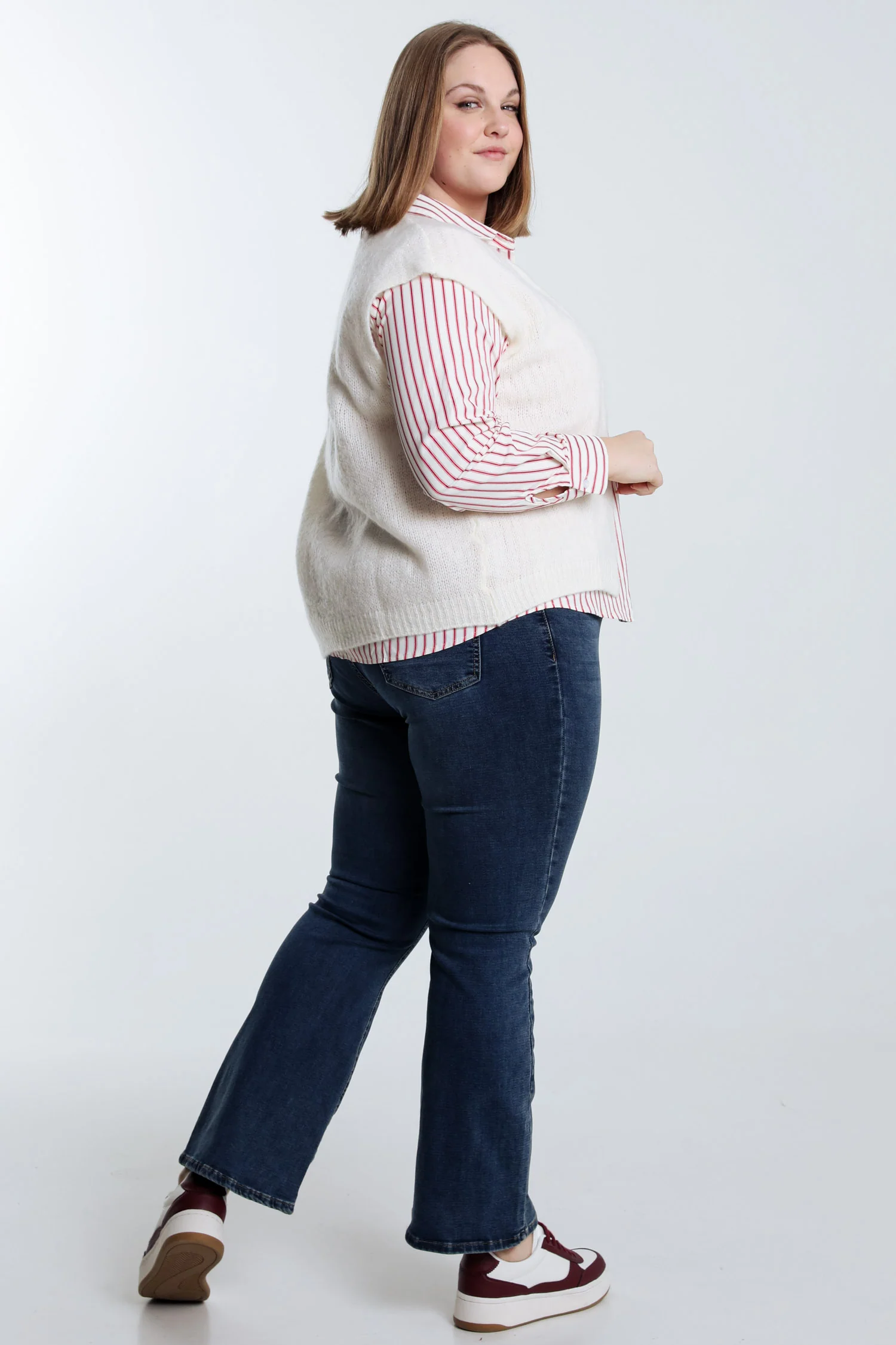 Gilet sans manches uni - Image 2