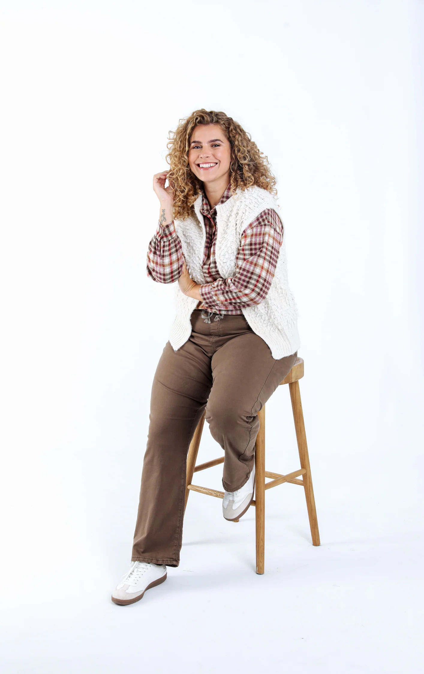 Gilet sans manches uni - Image 6