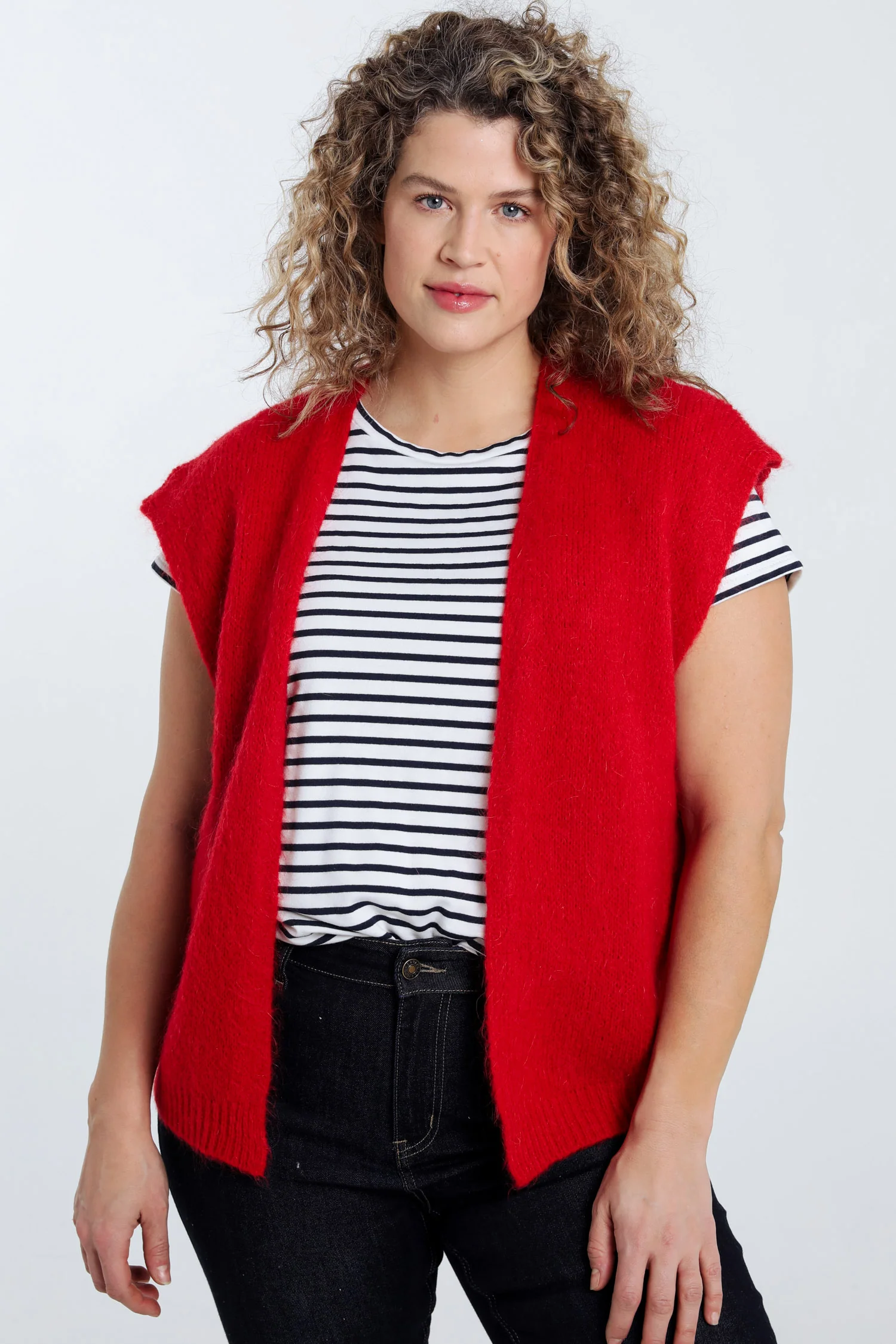 Gilet sans manches uni - Image 34
