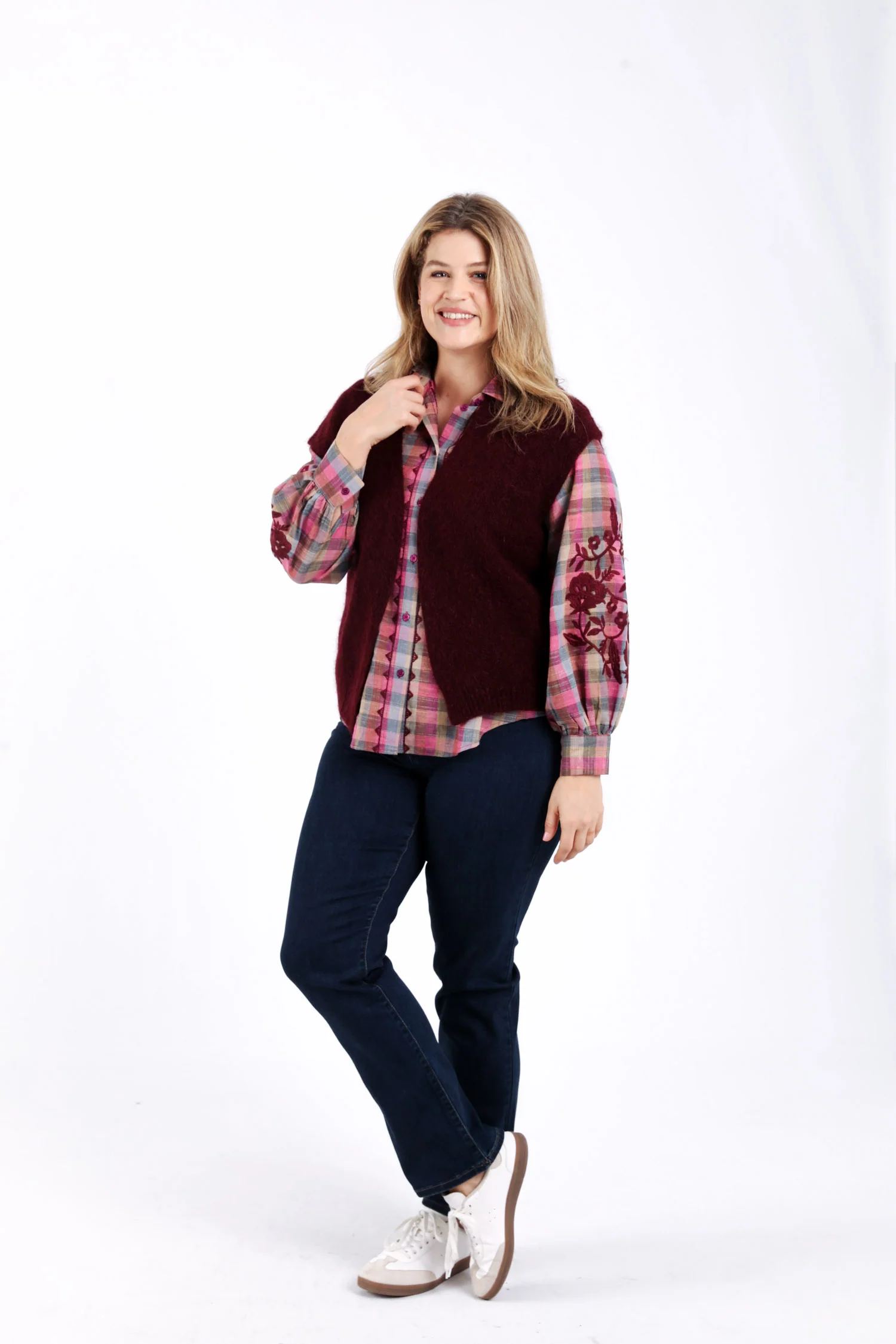 Gilet sans manches uni - Image 5