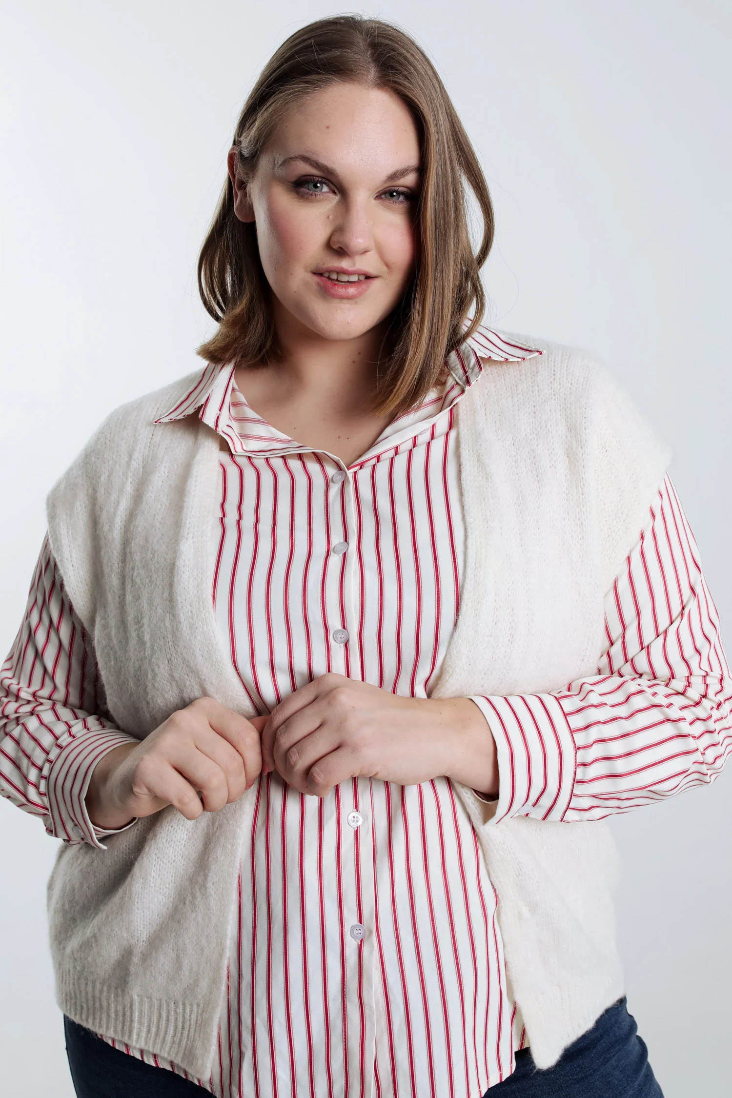 Gilet sans manches uni - Image 4
