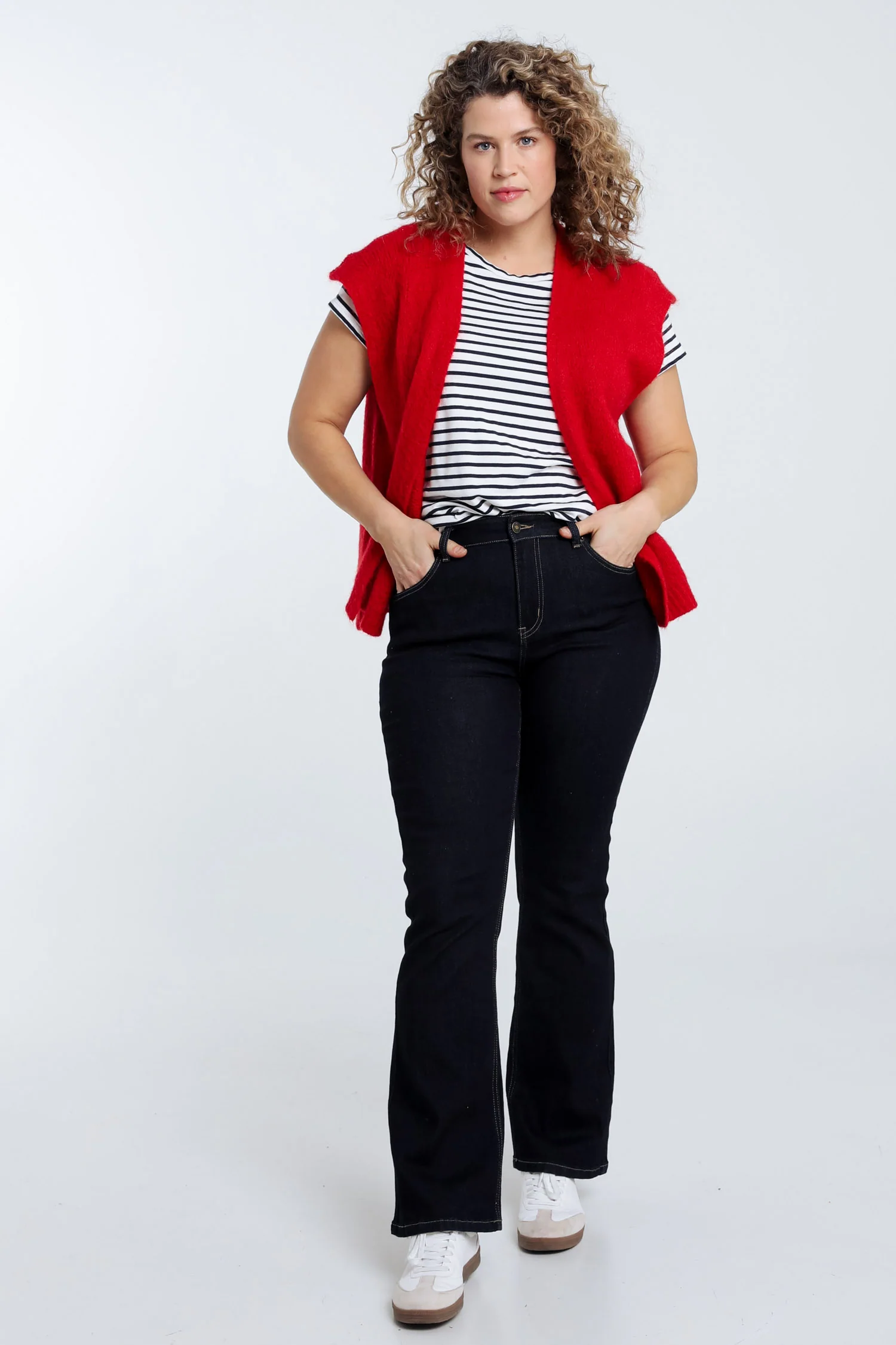 Gilet sans manches uni - Image 40