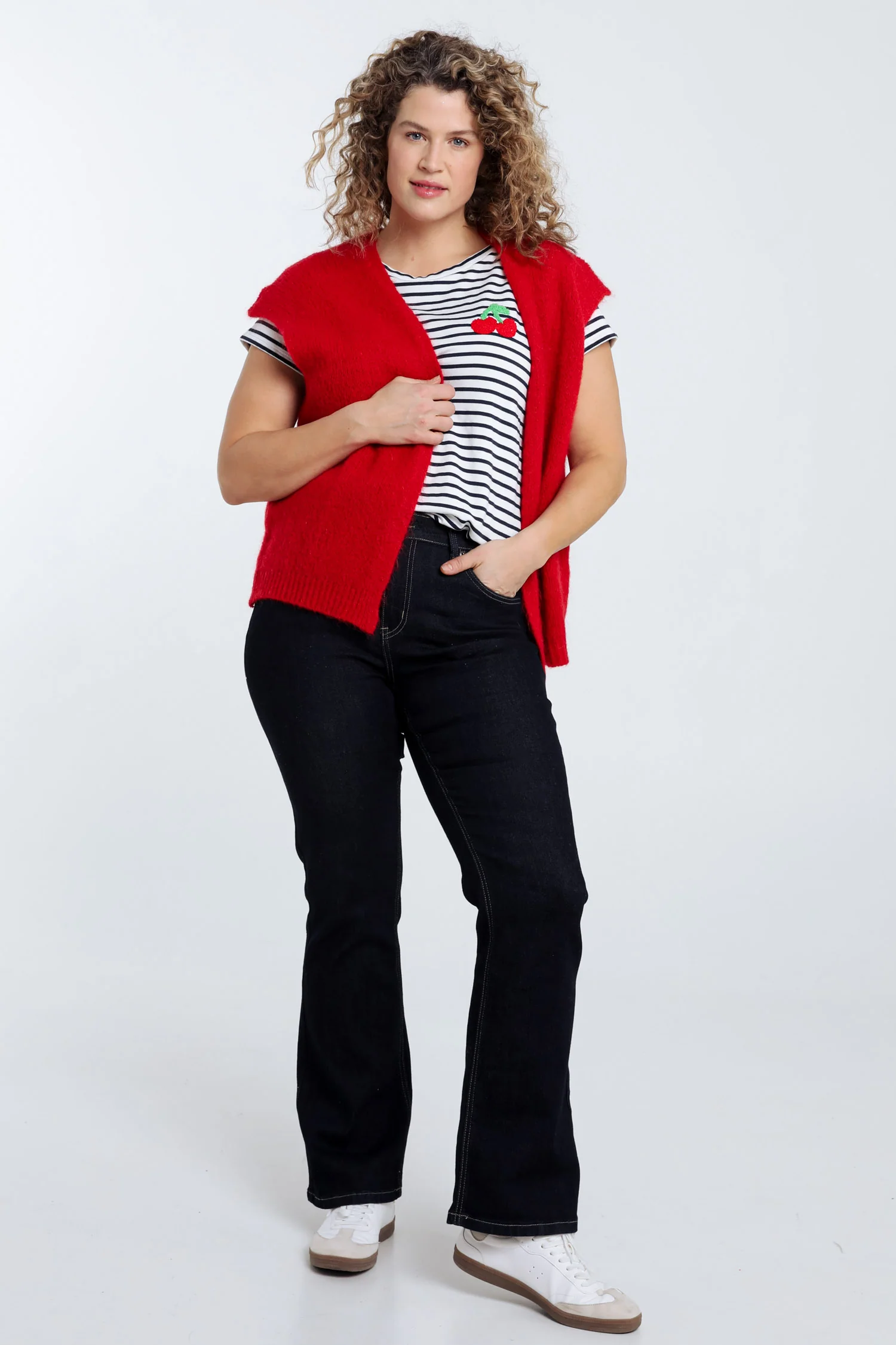 Gilet sans manches uni - Image 41