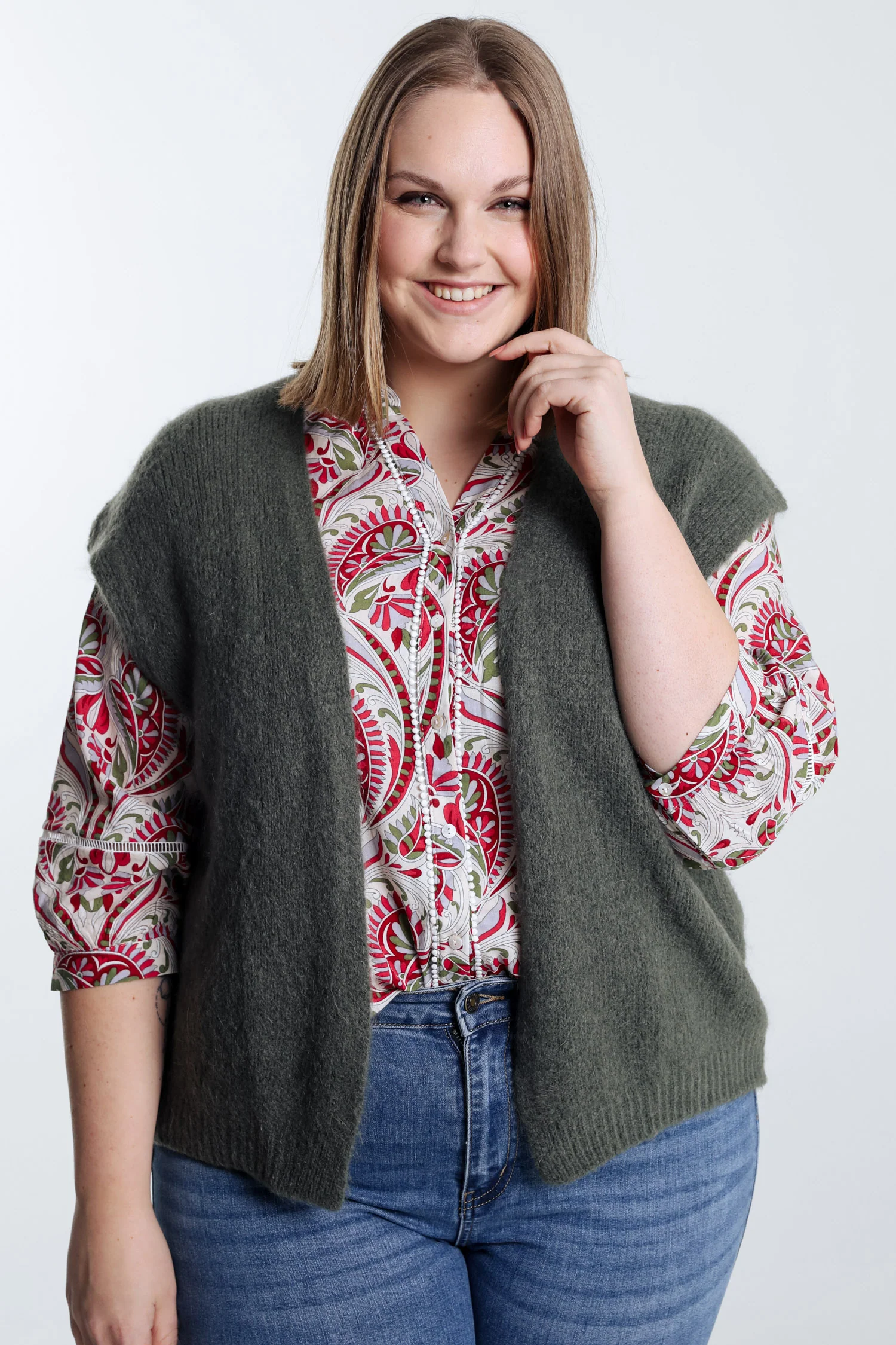 Gilet sans manches uni - Image 45
