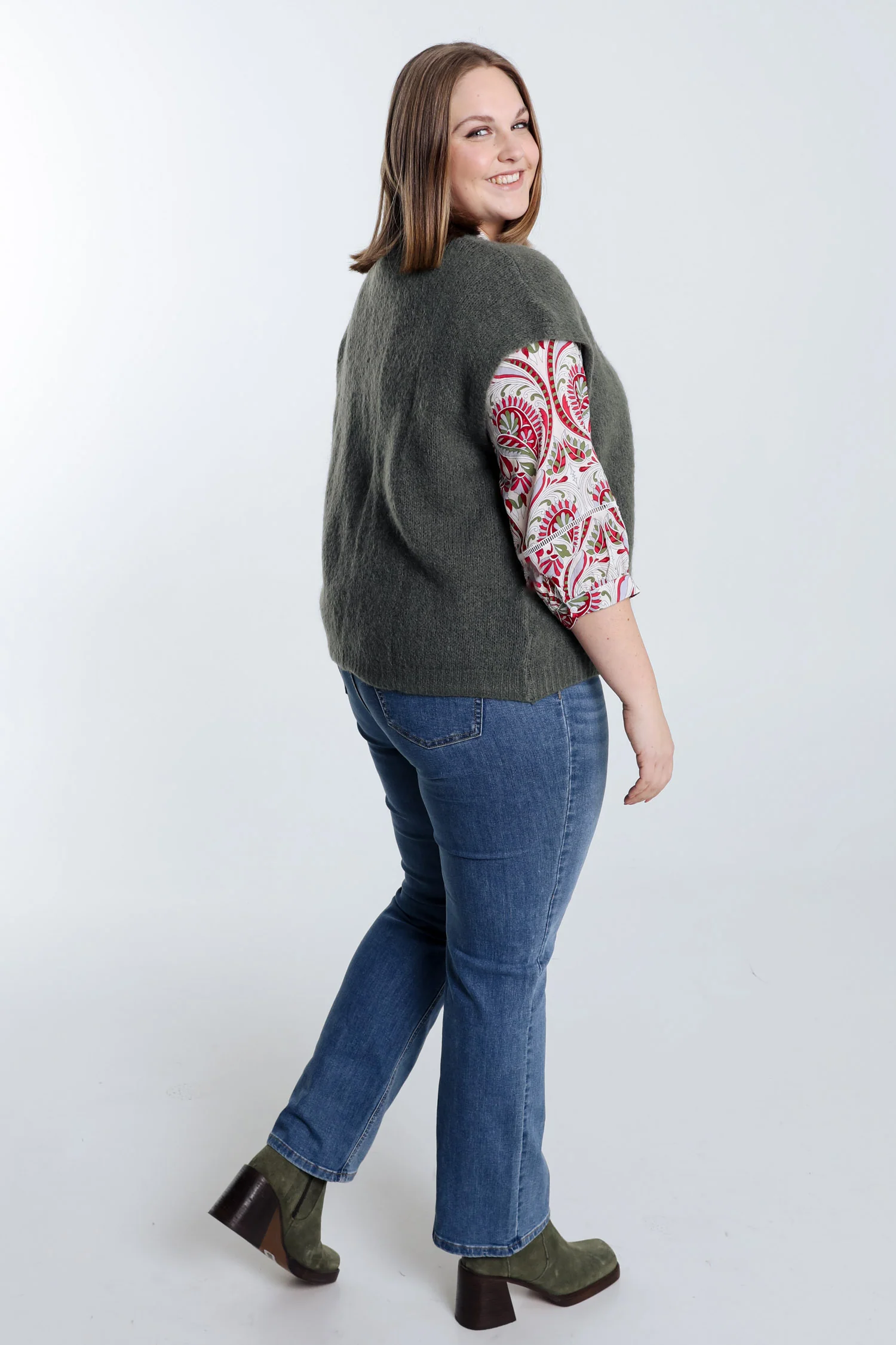 Gilet sans manches uni - Image 46