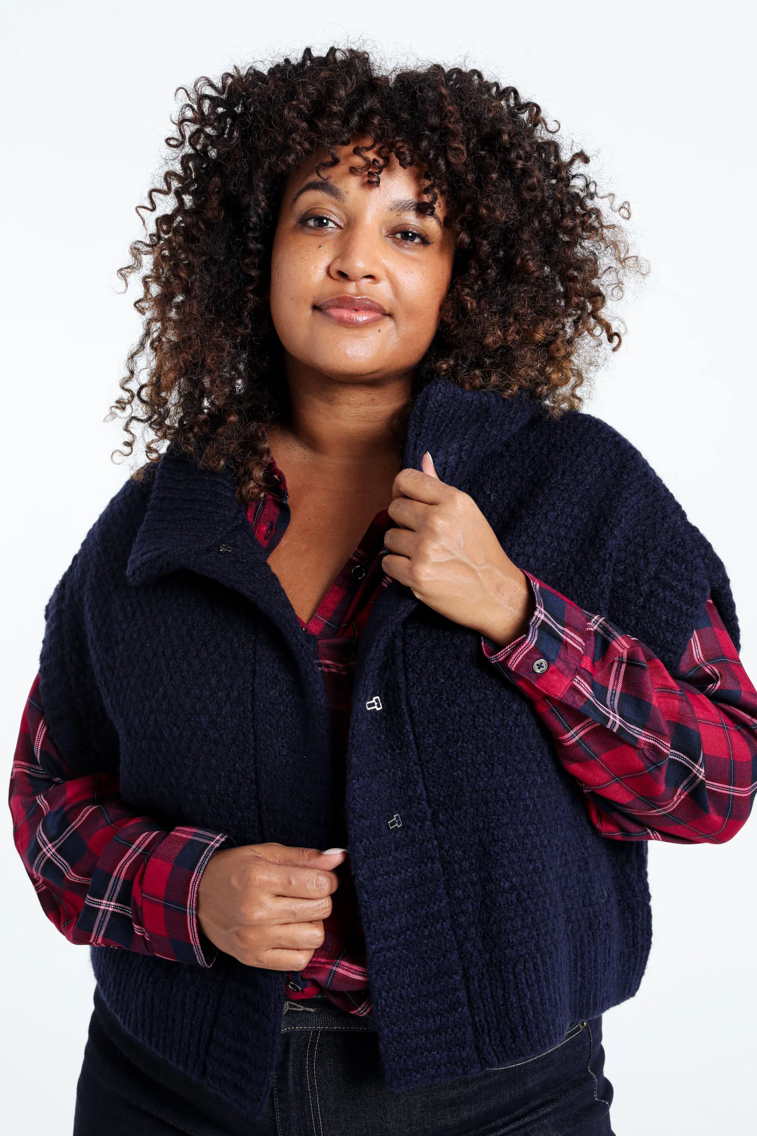 Gilet sans manches uni - Image 12