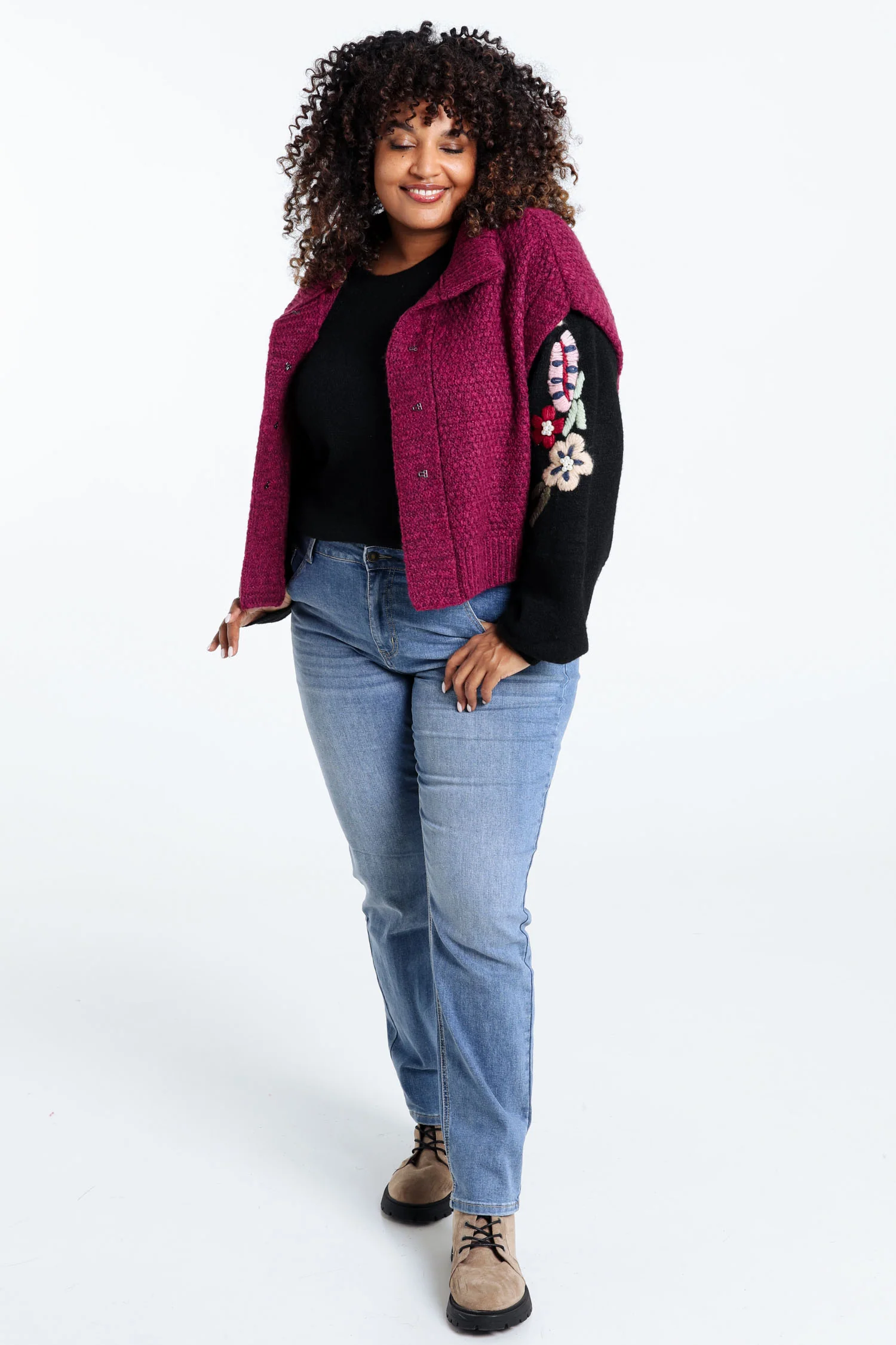 Gilet sans manches uni - Image 29