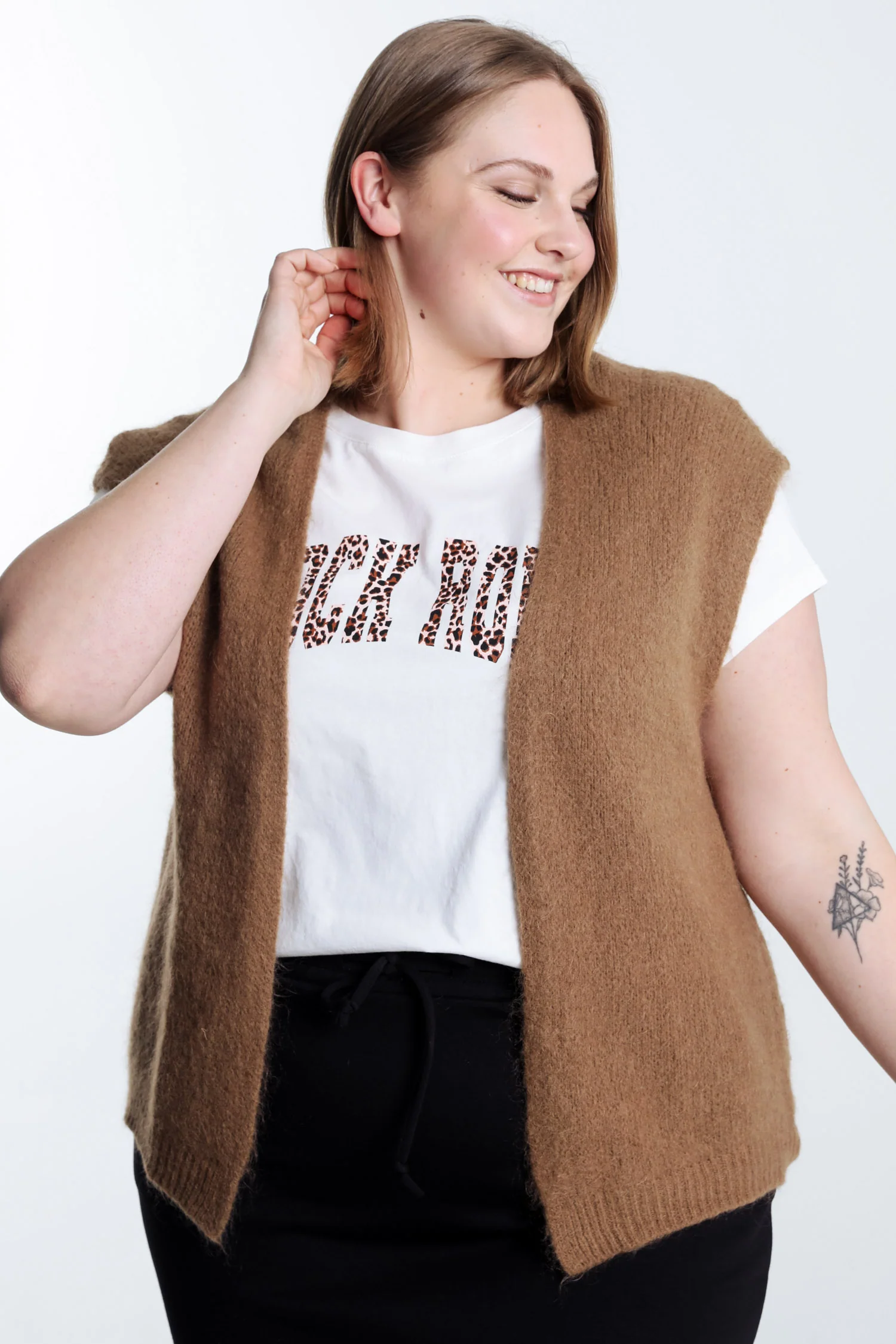 Gilet sans manches uni - Image 56