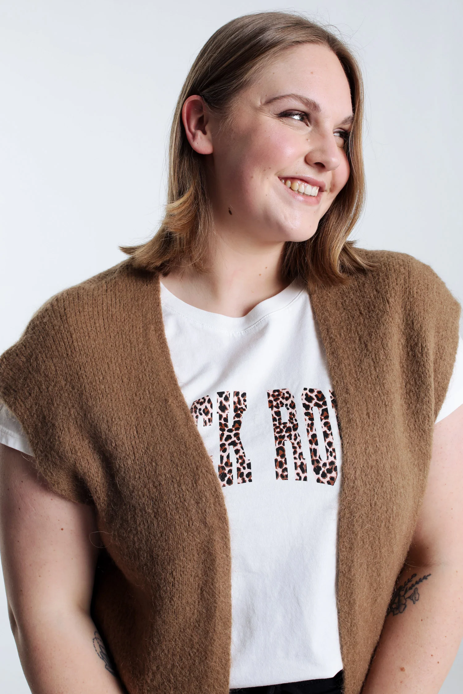 Gilet sans manches uni - Image 58