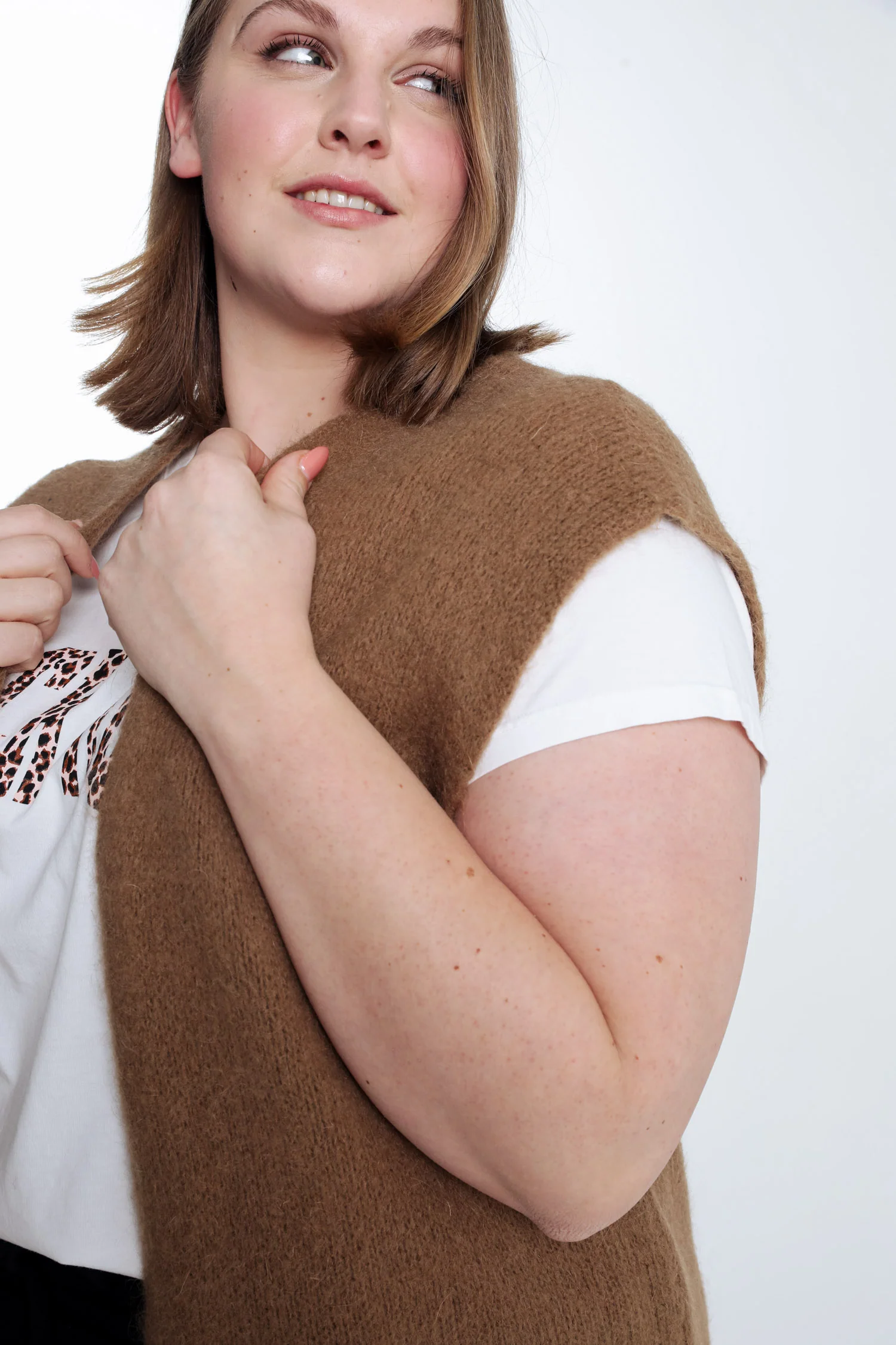 Gilet sans manches uni - Image 59