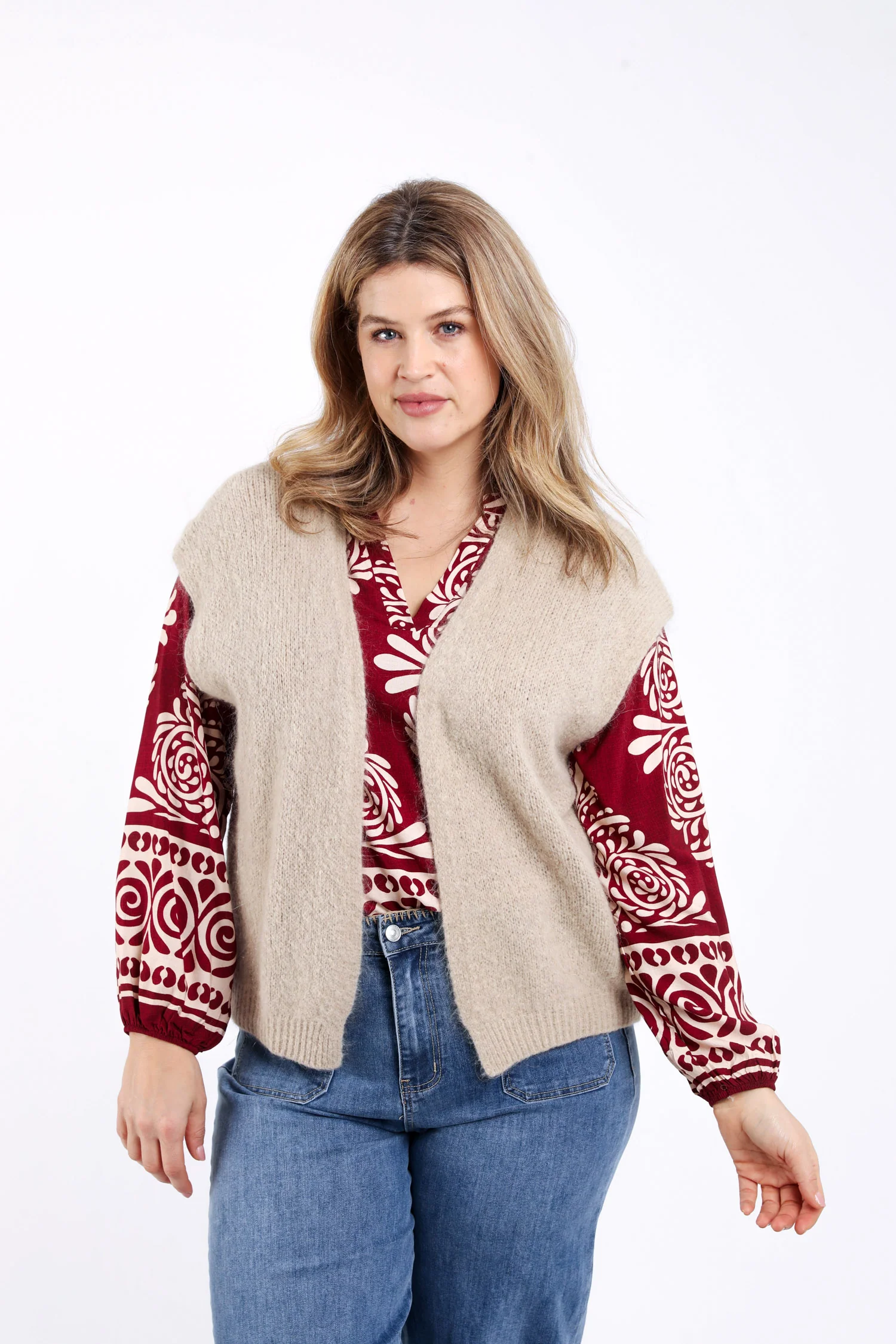 Gilet sans manches uni