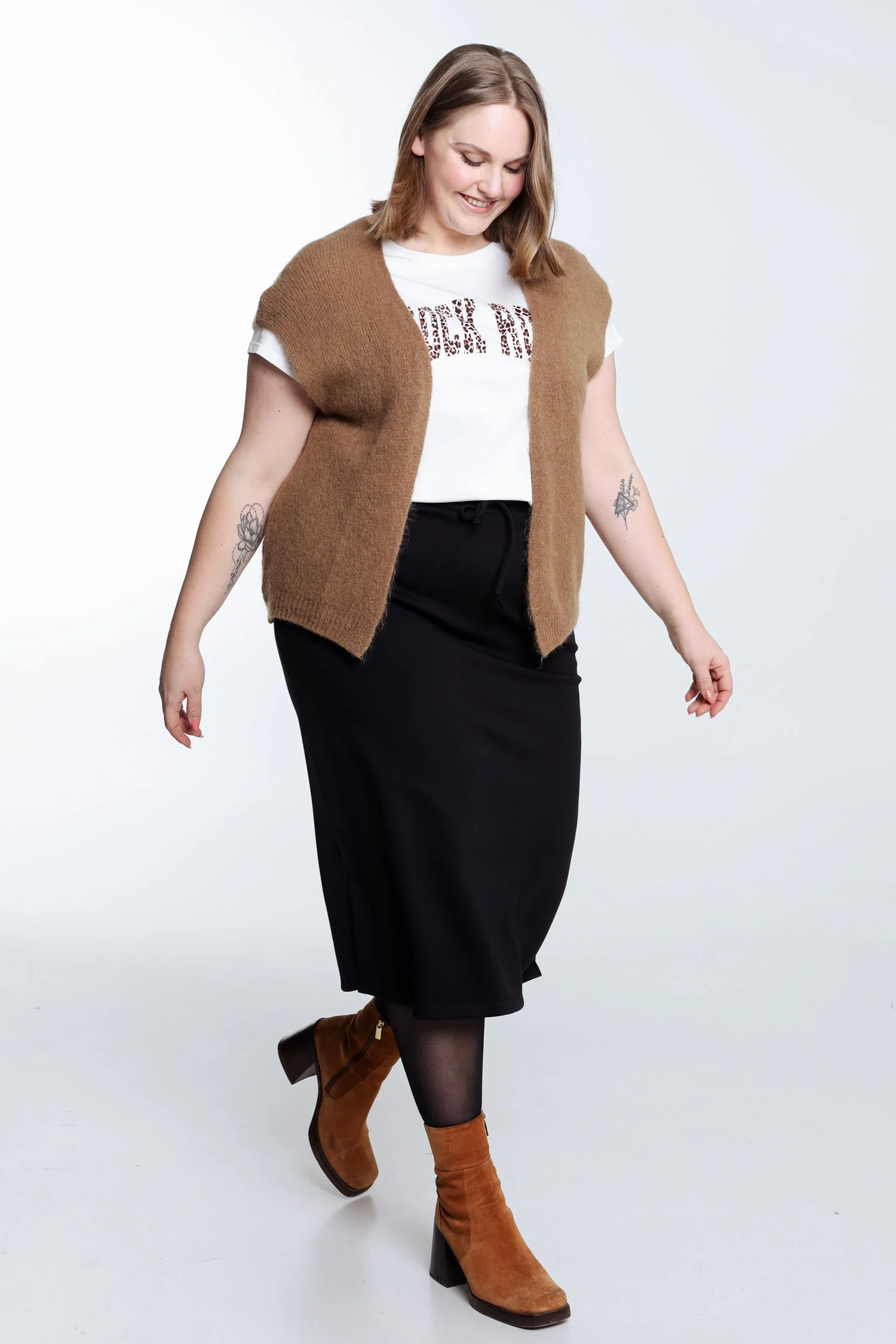 Gilet sans manches uni - Image 63