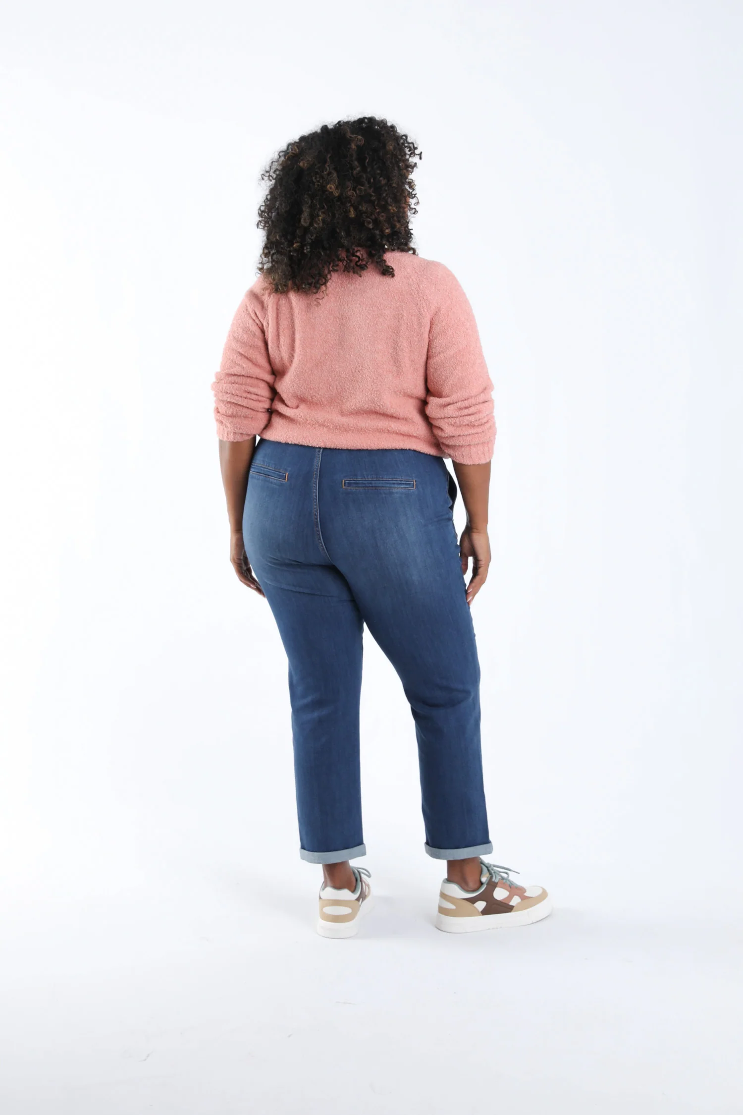 Jeans 7/8 avec revers - Image 2