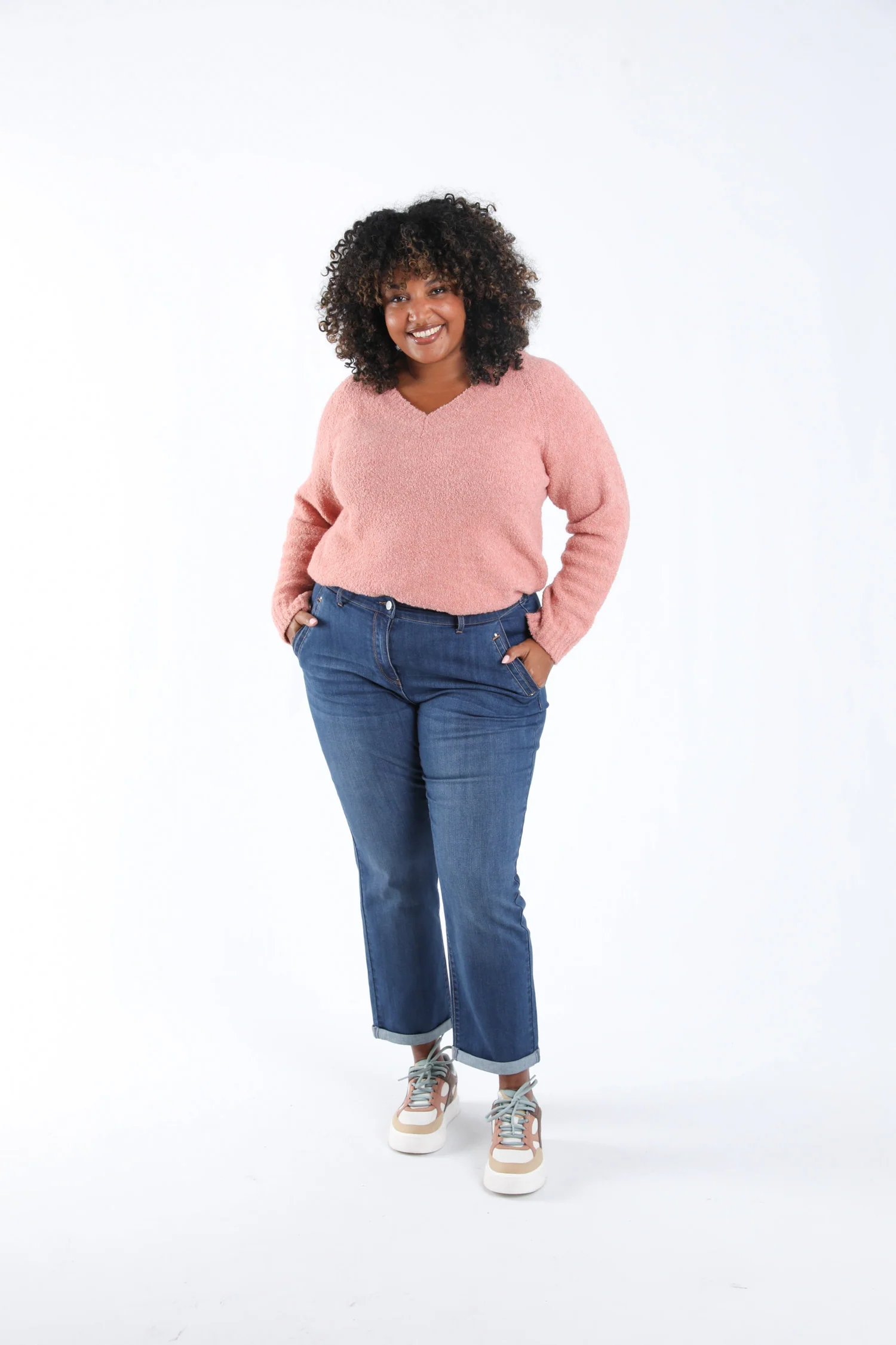 Jeans 7/8 avec revers - Image 7