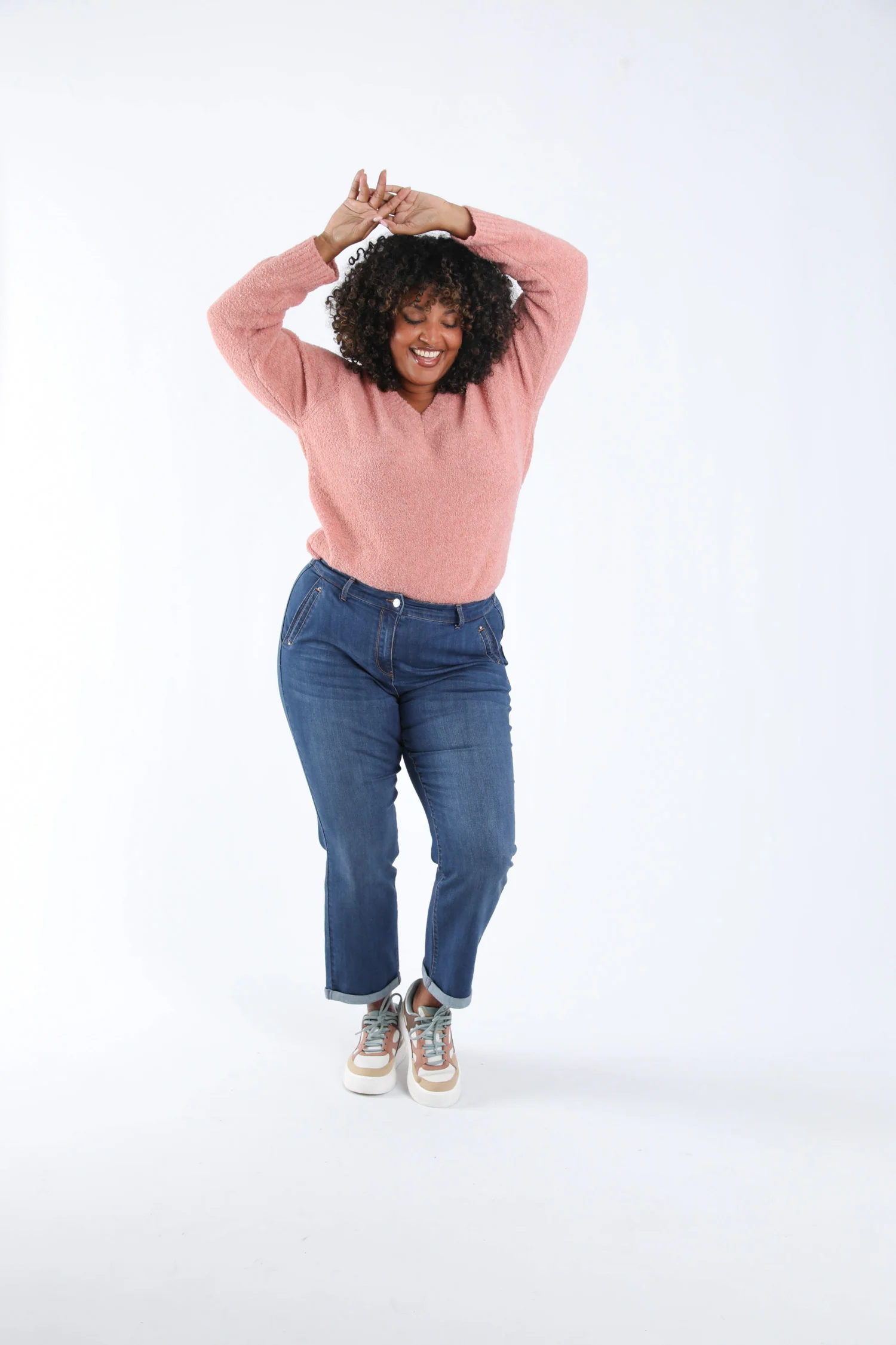 Jeans 7/8 avec revers - Image 8