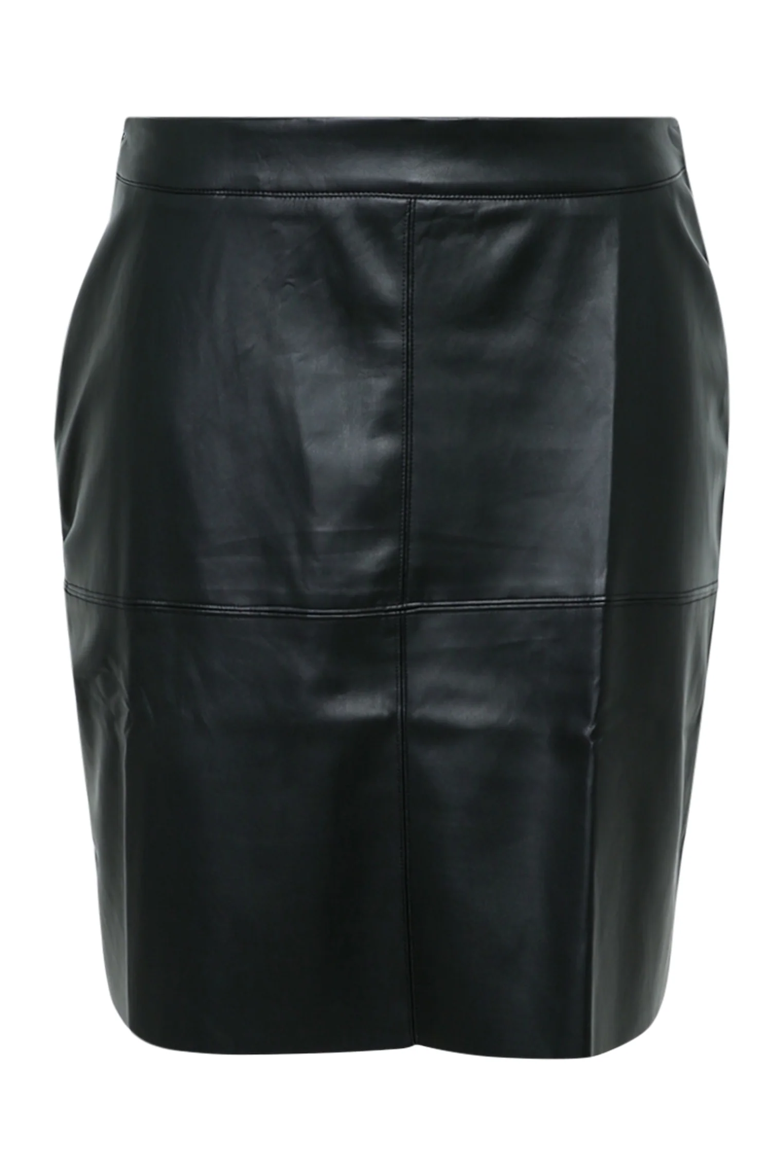 Jupe courte en faux cuir unie - Image 10