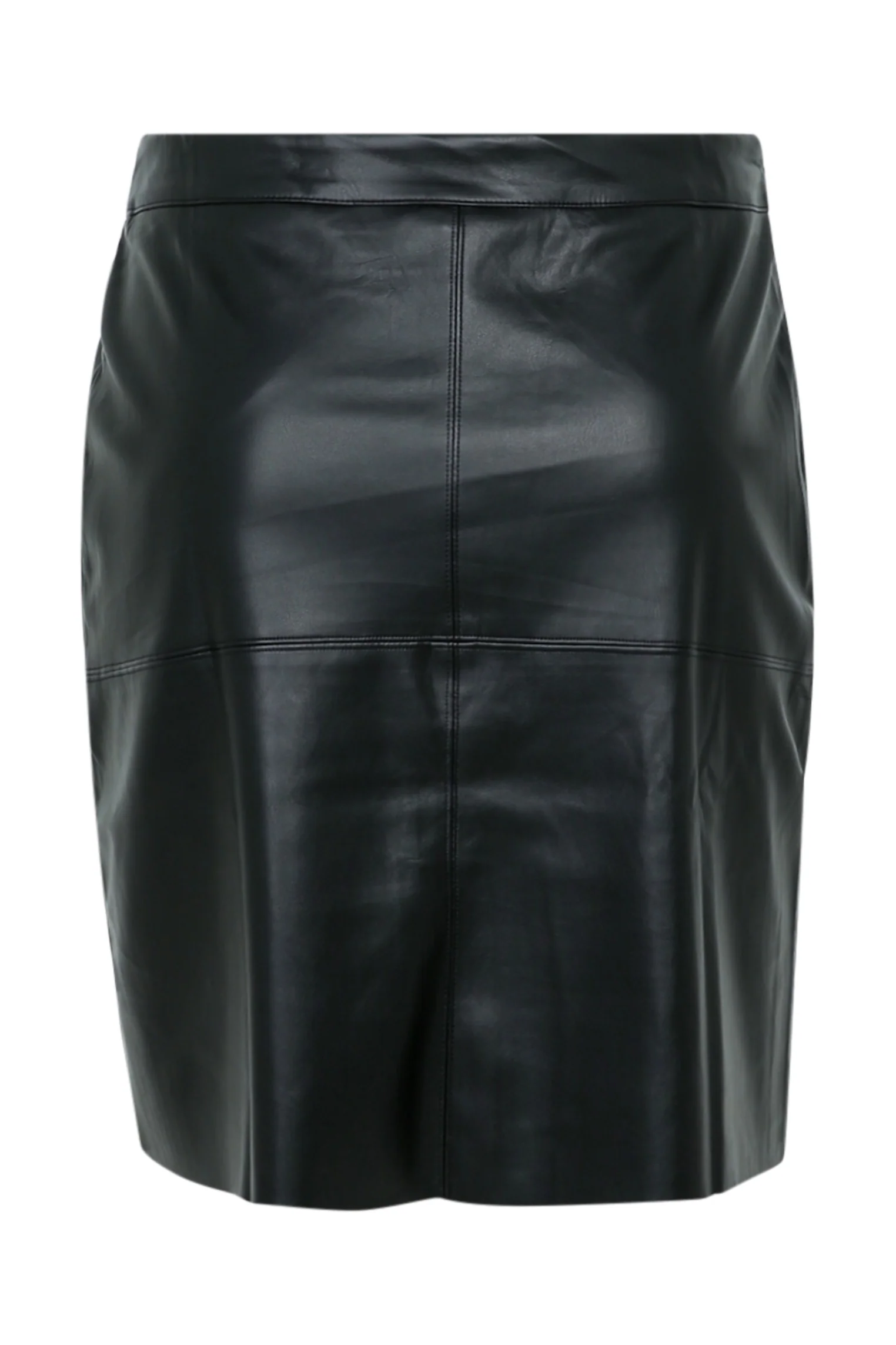 Jupe courte en faux cuir unie - Image 11