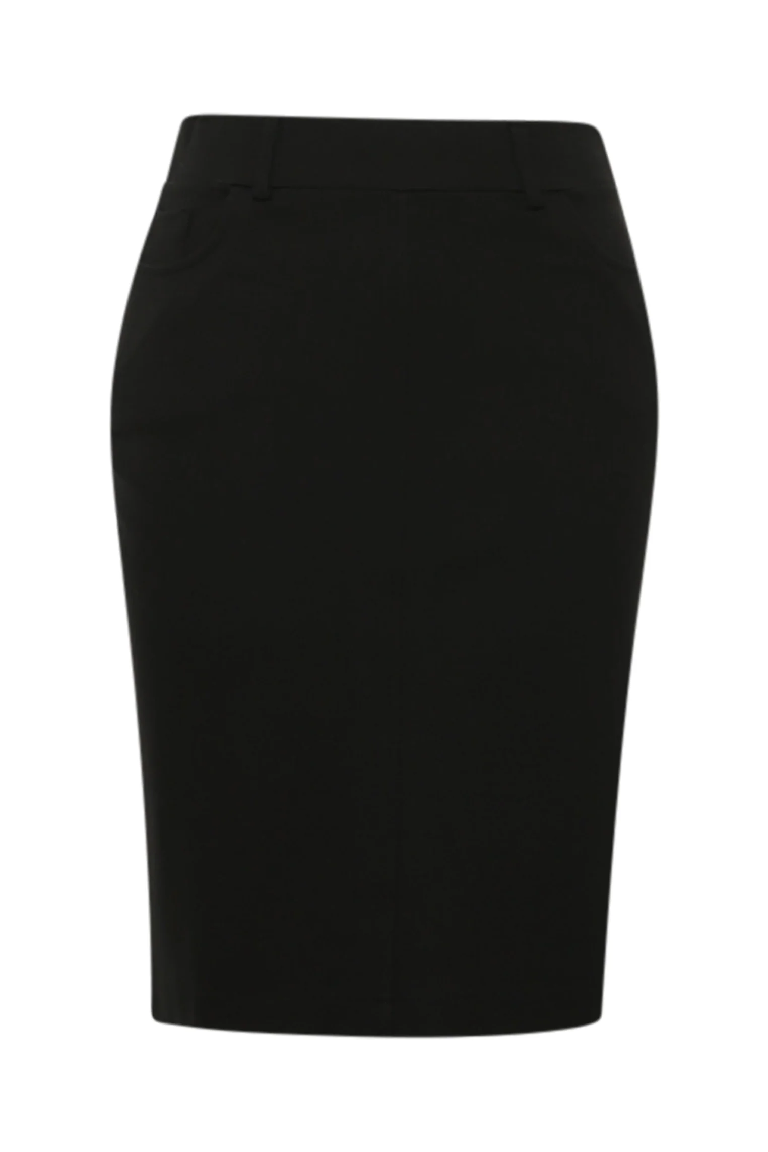 Jupe crayon en viscose unie - Image 7