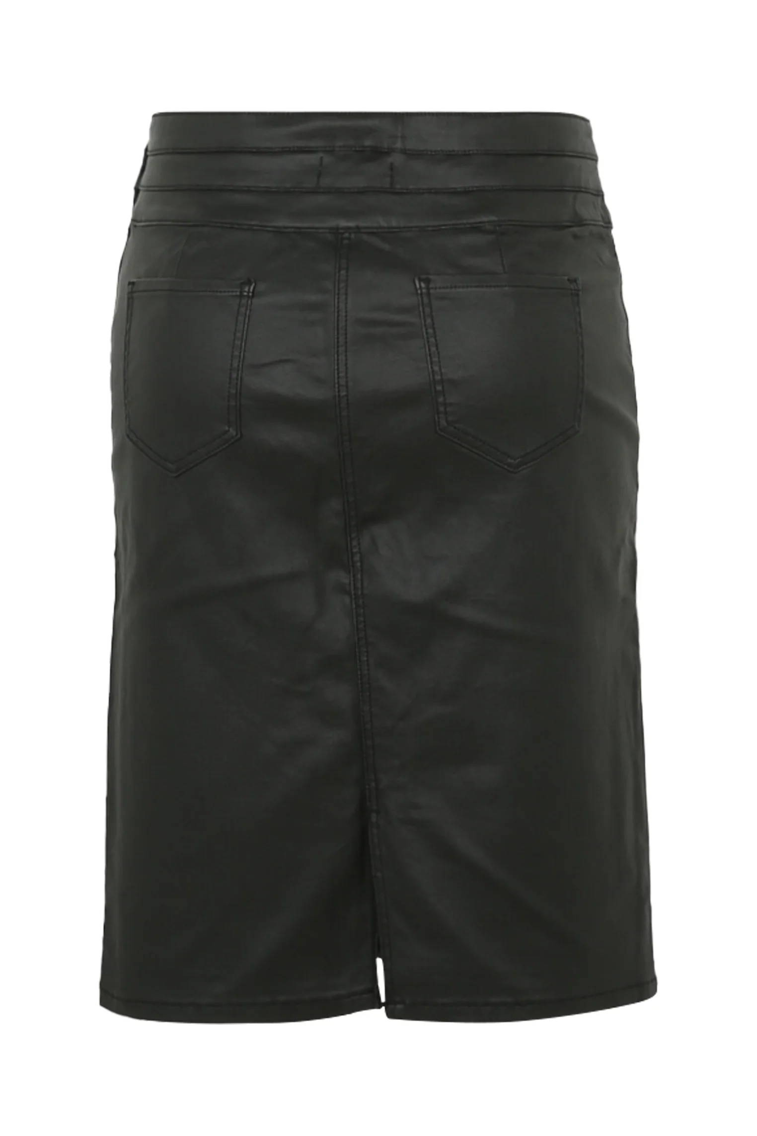 Jupe crayon enduite en viscose - Image 11