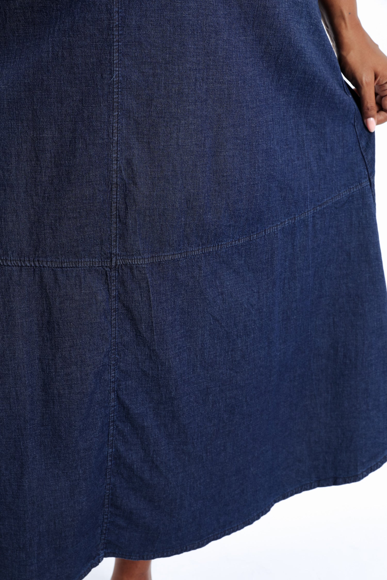 Jupe longue en jeans souple - Image 5