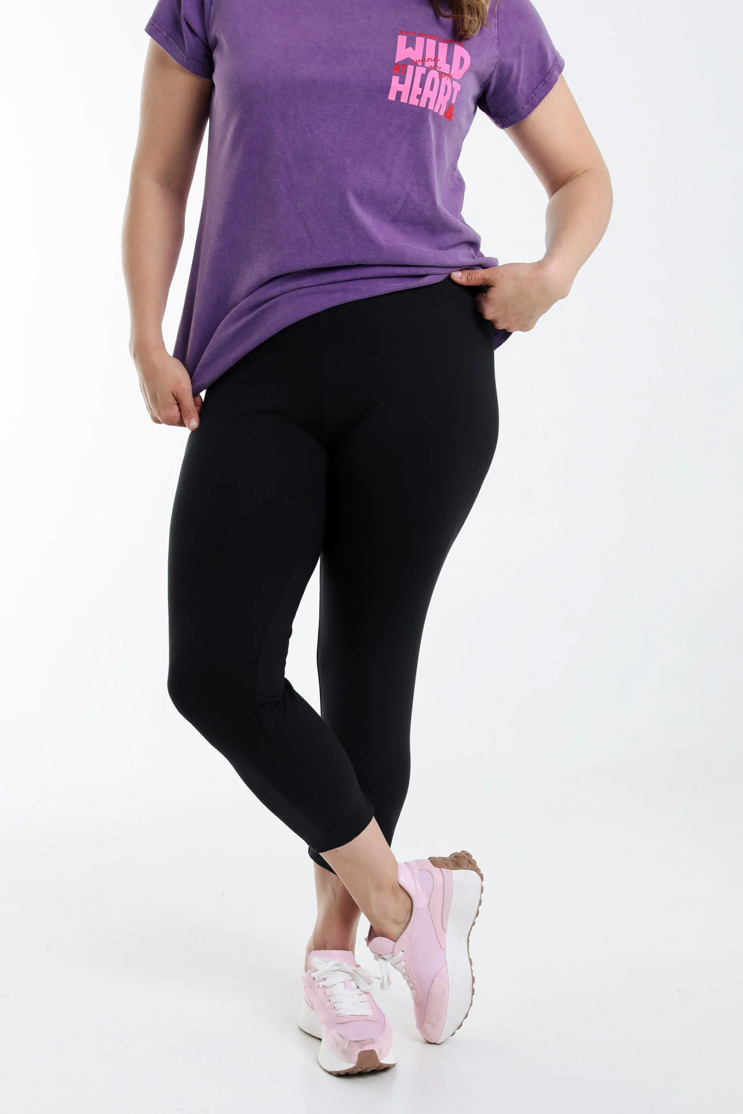 Legging 3/4 en coton bio