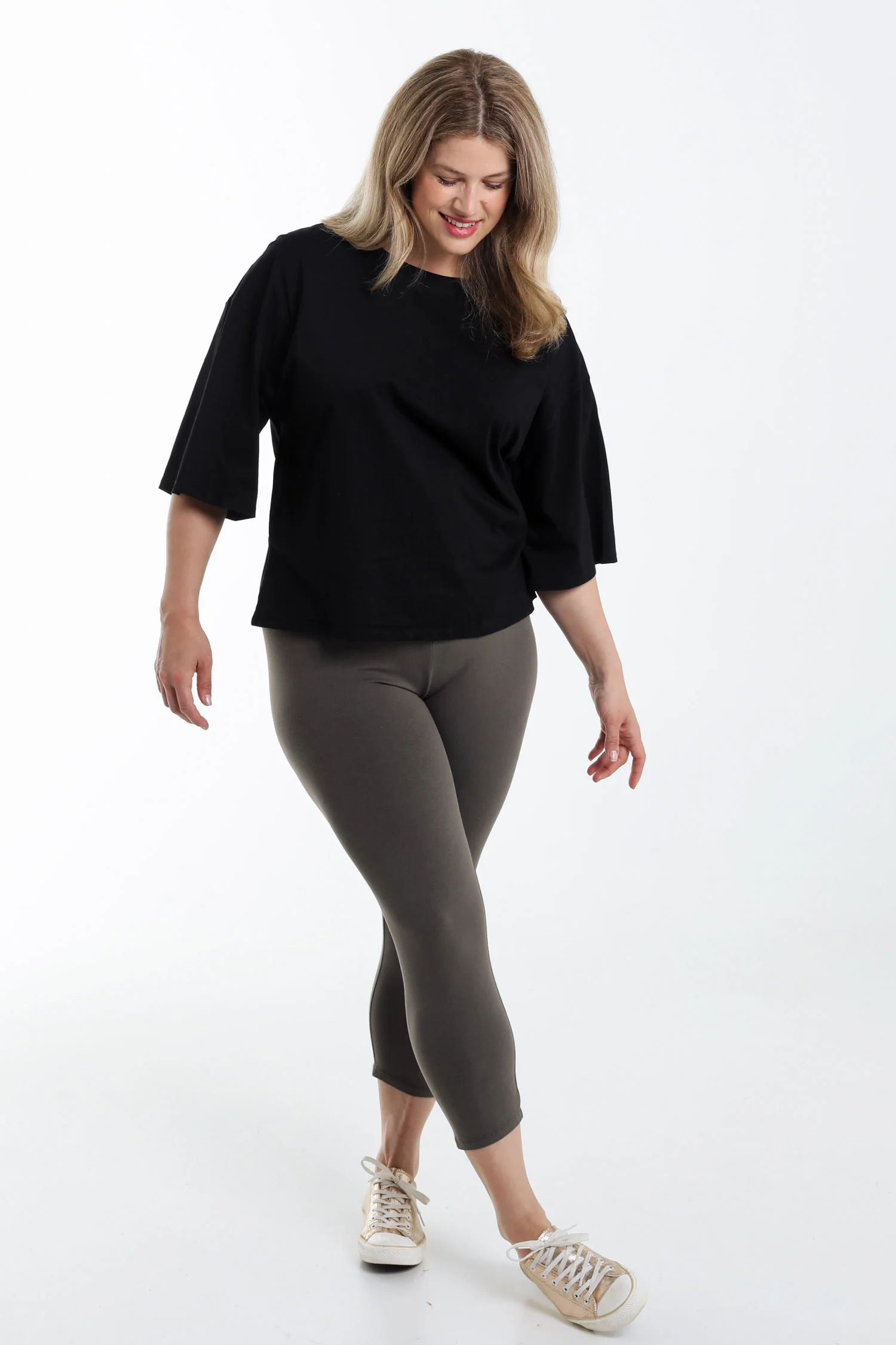 Legging 3/4 en coton bio - Image 39