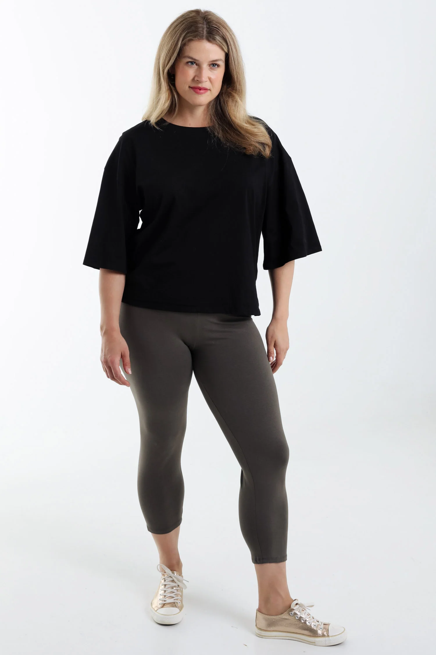 Legging 3/4 en coton bio - Image 40