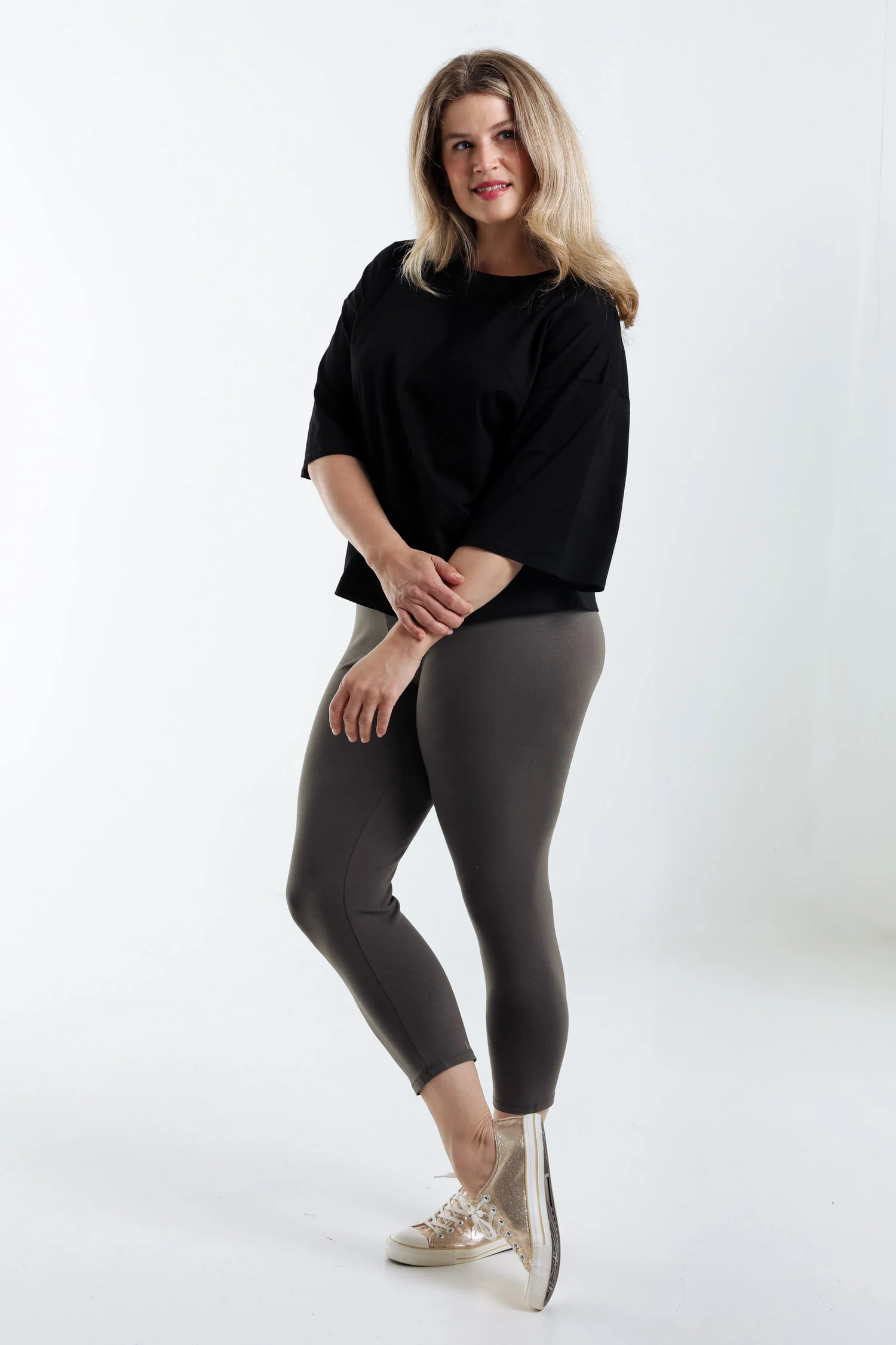 Legging 3/4 en coton bio - Image 41
