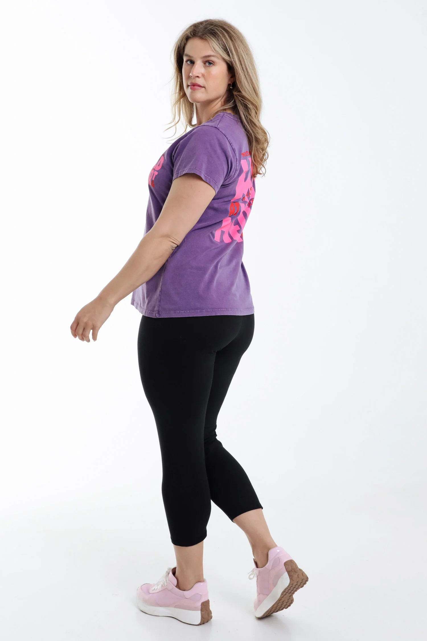Legging 3/4 en coton bio - Image 45