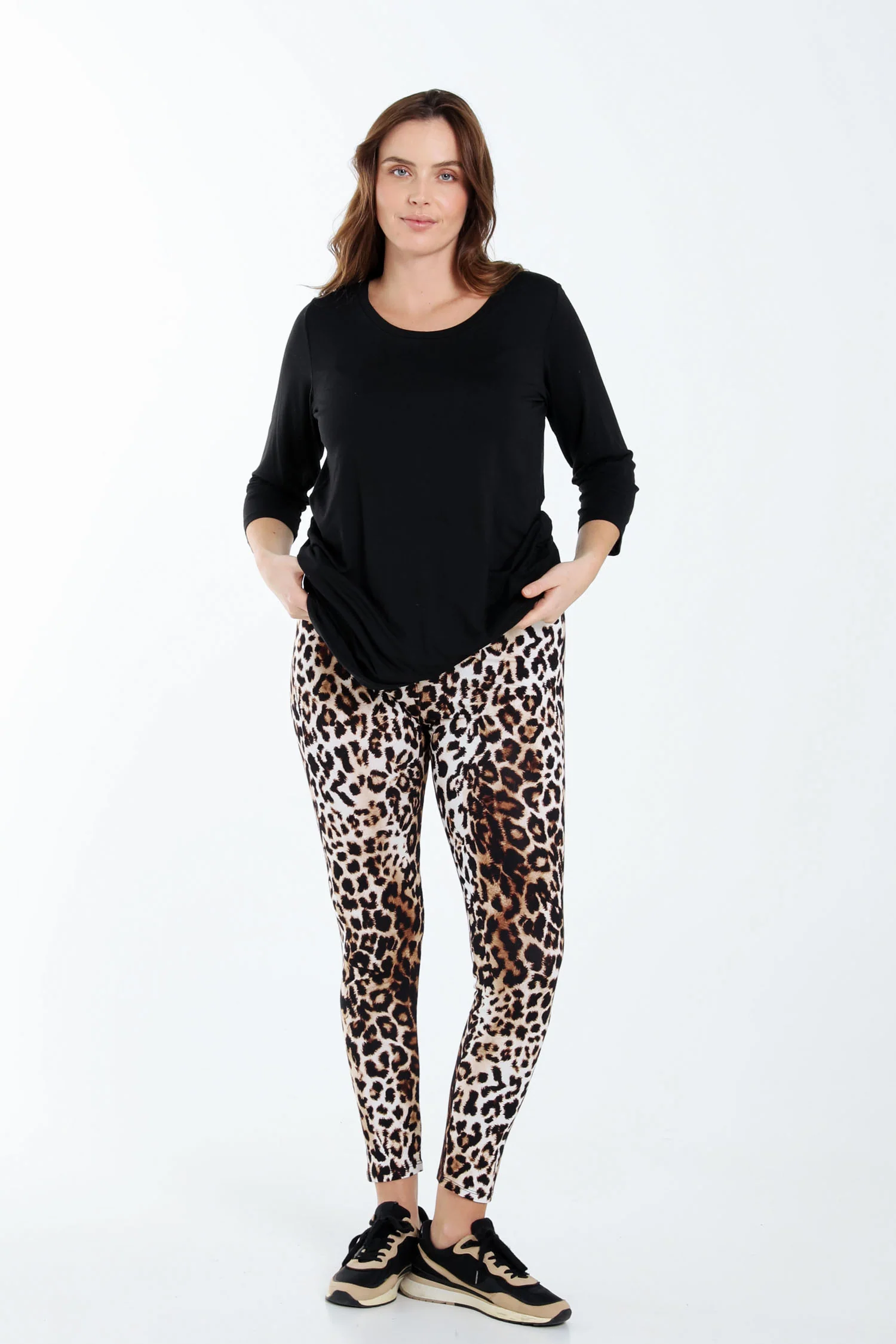 Legging léopard en viscose - Image 7