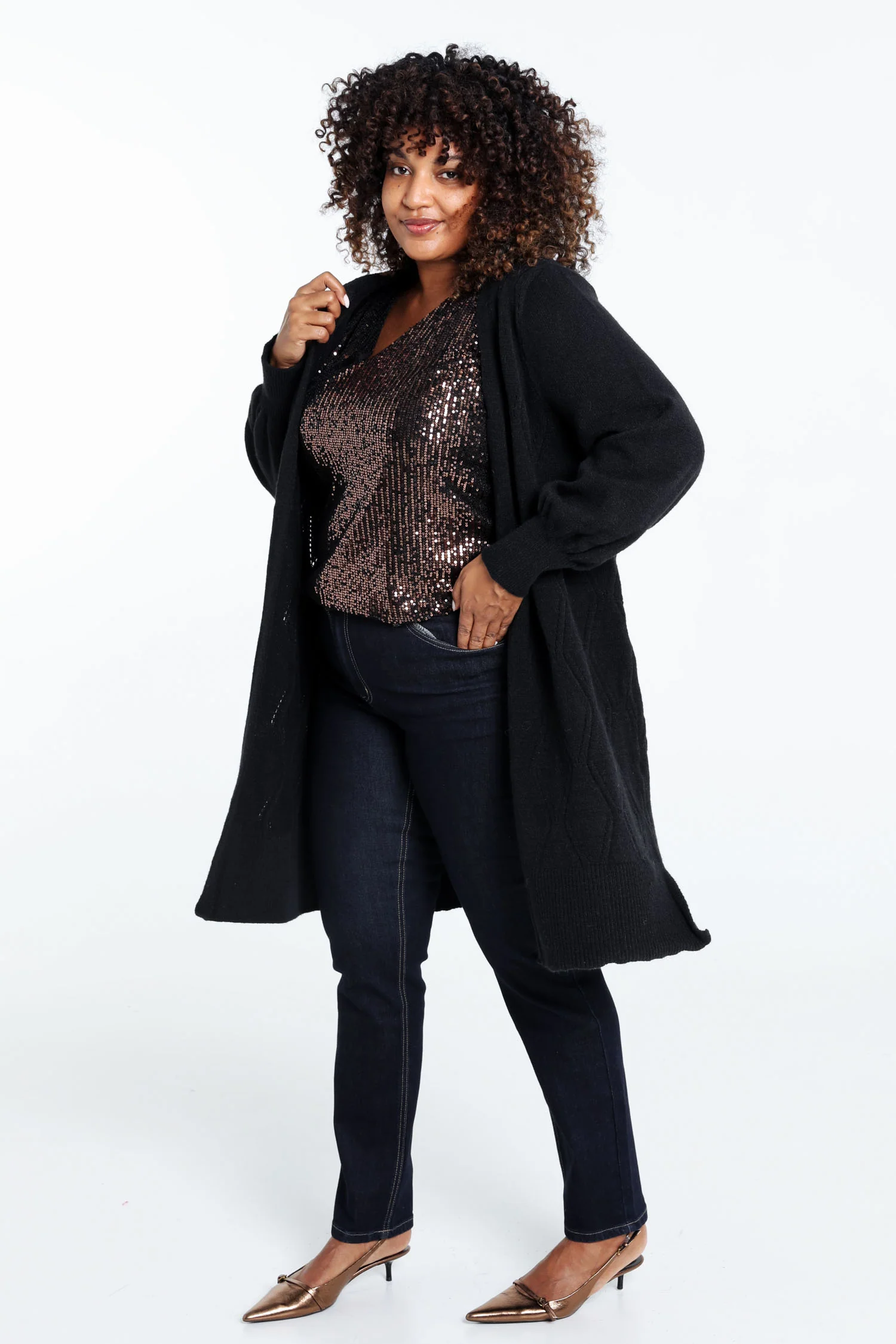 Long cardigan uni - Image 7